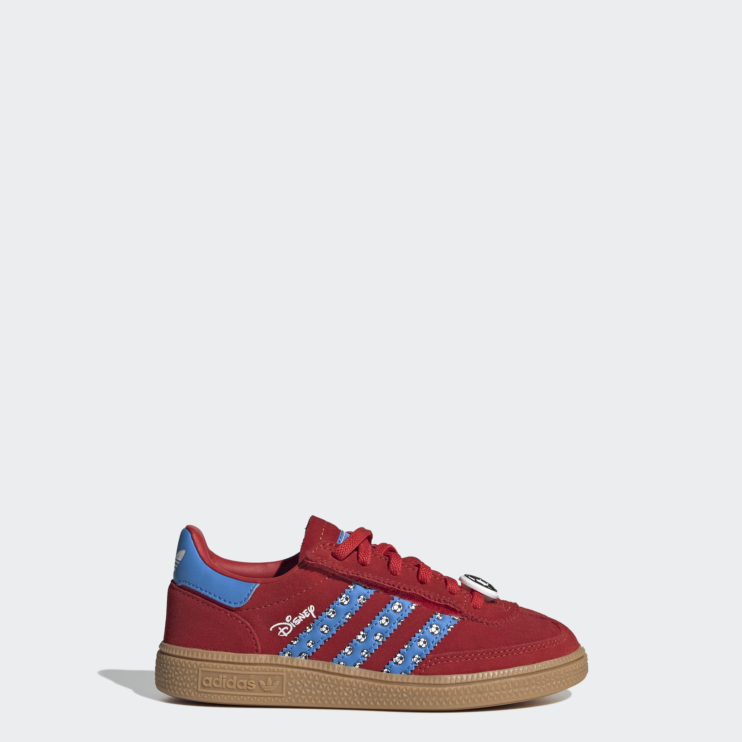 Little Kids adidas Originals Handball Spezial Comfort Closure Elastic Lace Shoes Red