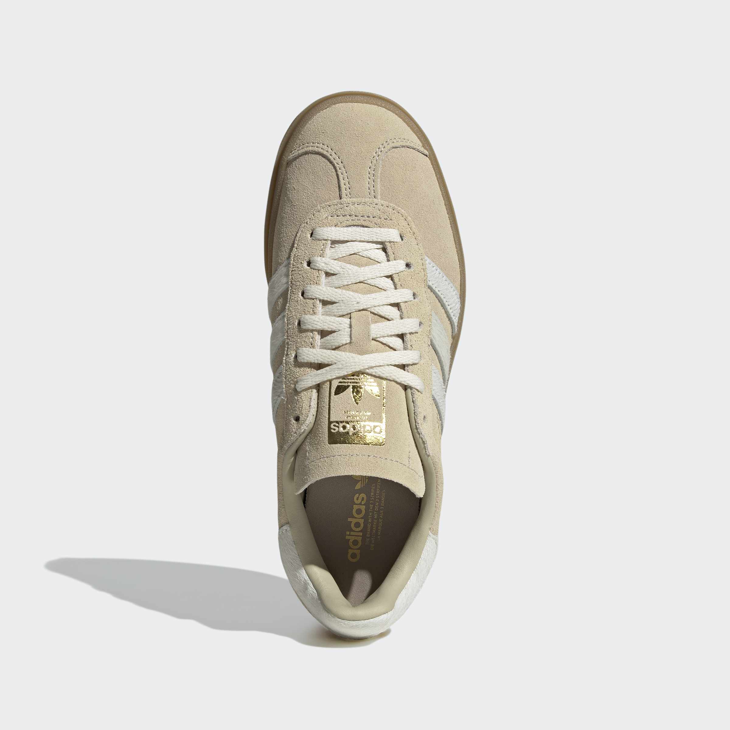 Women's adidas Gazelle Bold Shoes Stone Khaki | Chicago City Sports