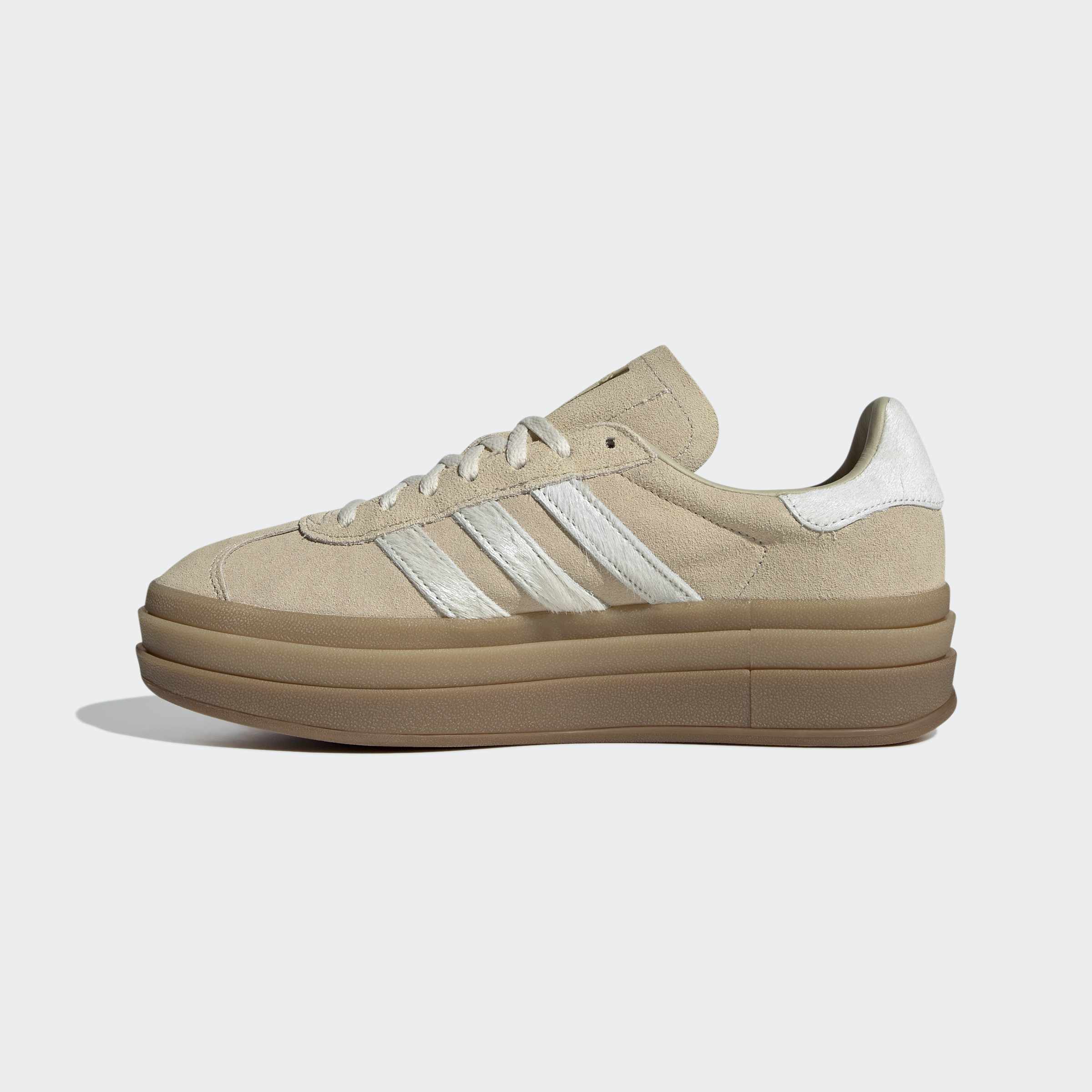 Women's adidas Originals Gazelle Bold Shoes Stone Khaki