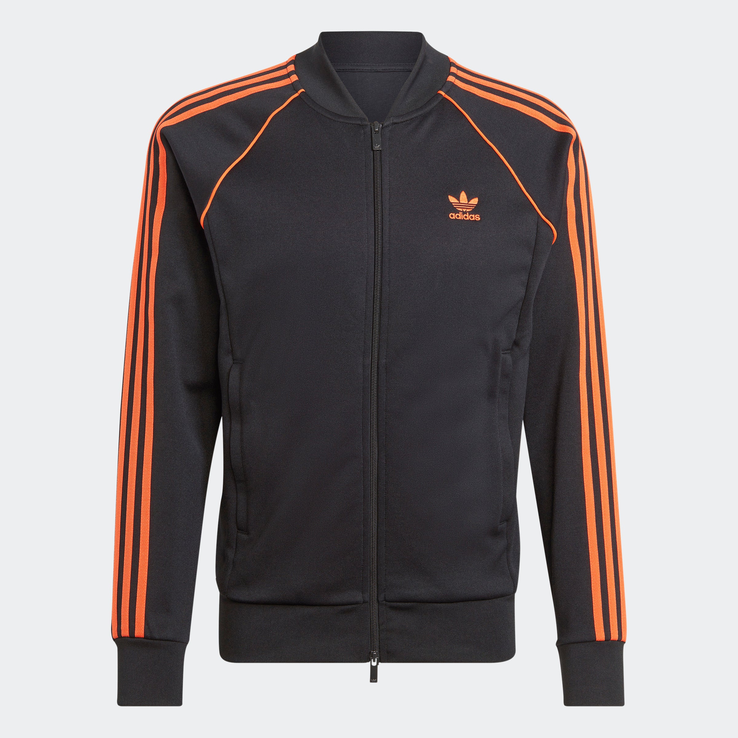 Adidas jacket black and orange Clearance