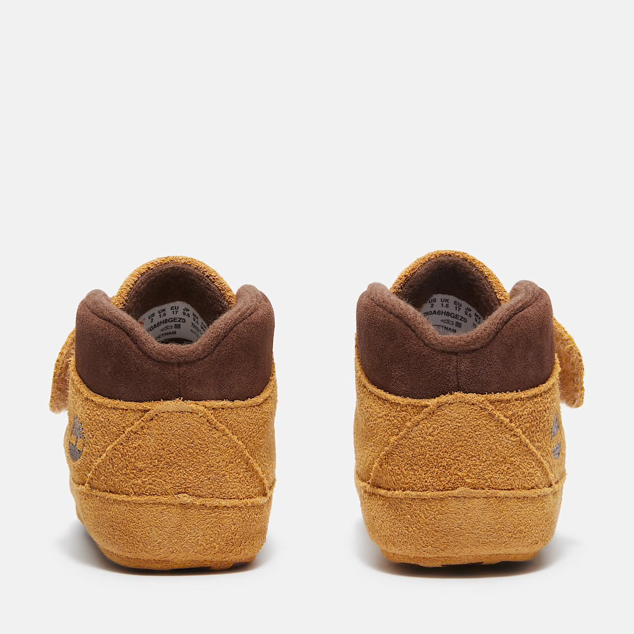 Infant Timberland Crib Bootie Mid Hook-and-Loop Boot Wheat Suede