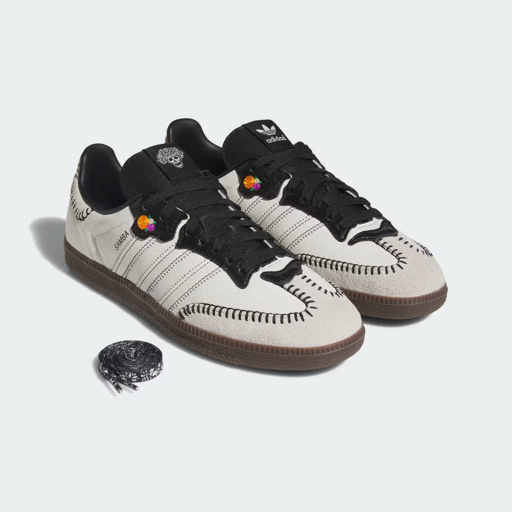 Men's adidas Originals Samba OG Día De Los Muertos Shoes Off White