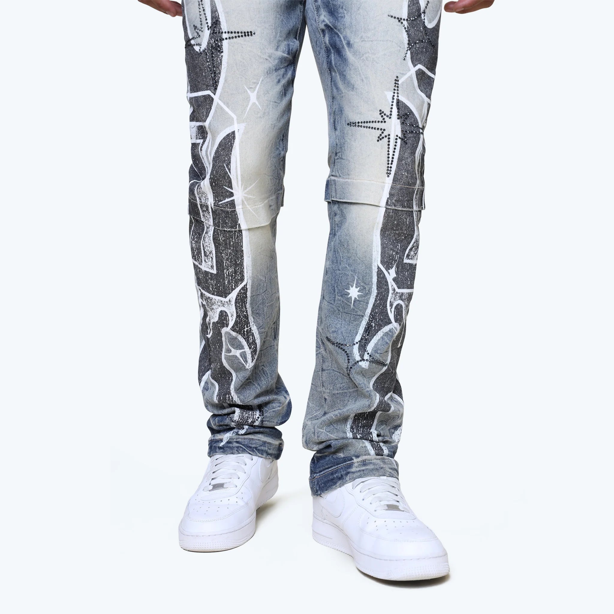 Men's Smoke Rise Long Straight Unbreakable Jeans Hazel Blue