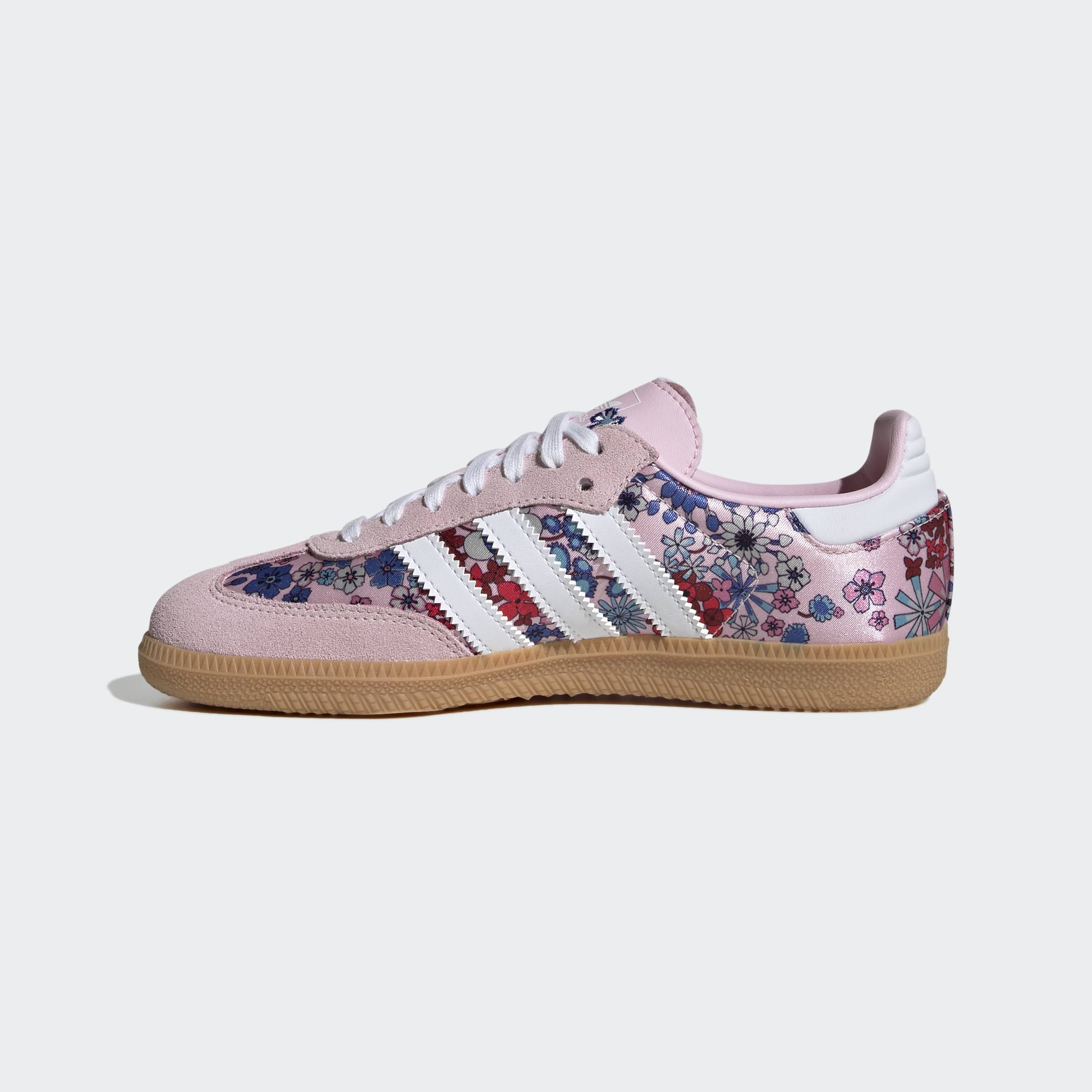 Big Kids adidas Originals Samba OG x Liberty London Shoes Clear Pink