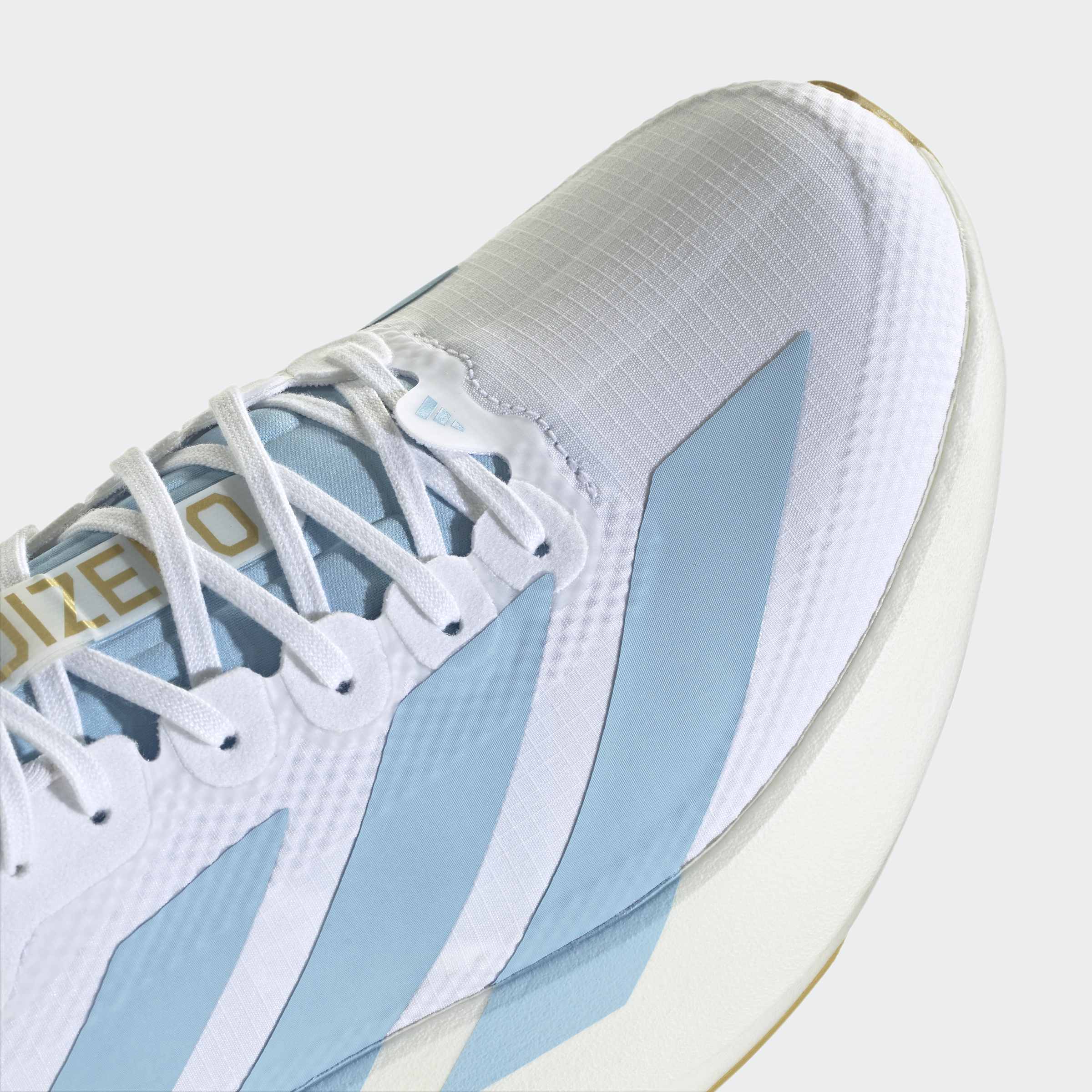 Men's adidas Running Adizero Evo SL Woven Shoes Cloud White / Clear Blue