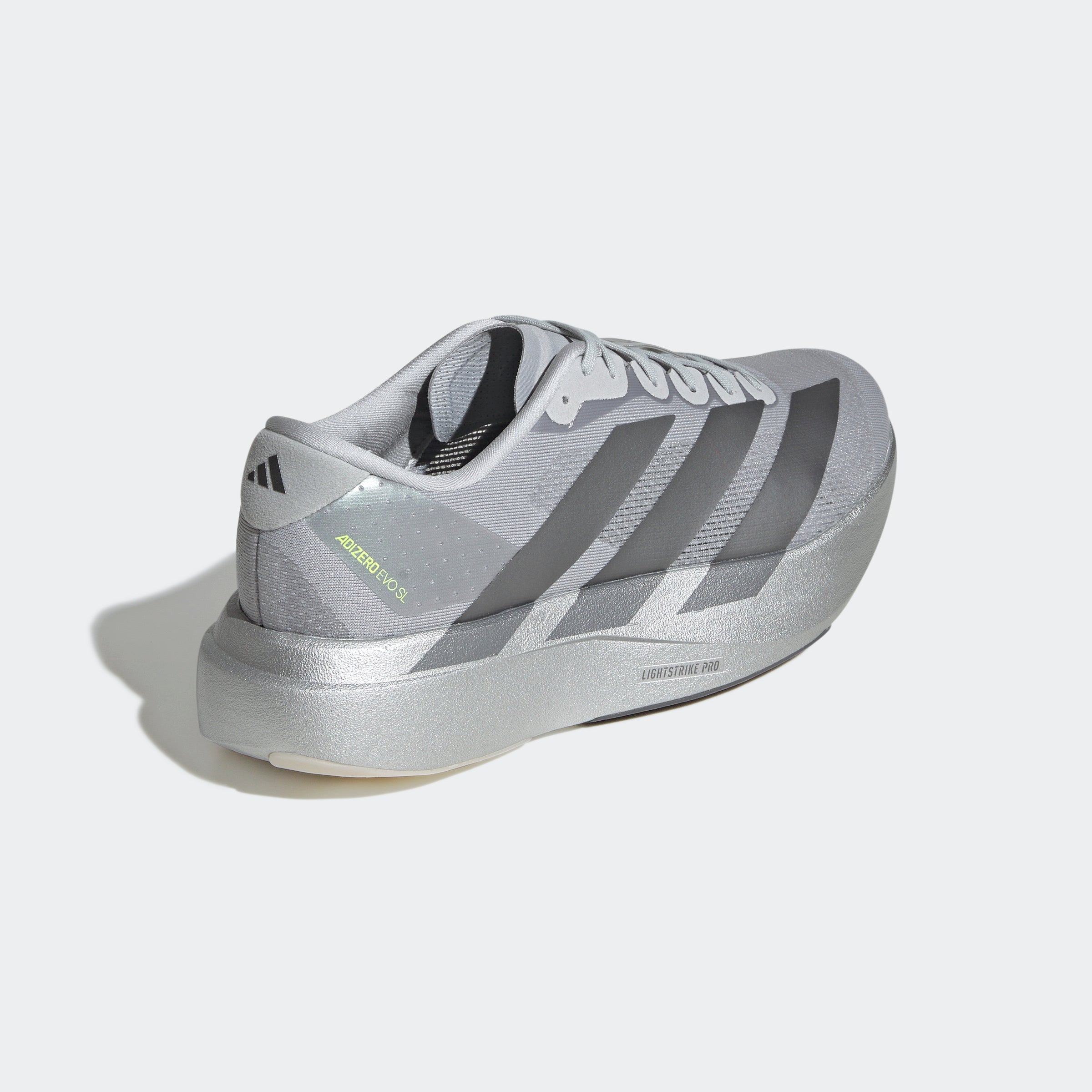 Men's adidas Running Adizero Evo SL Shoes Silver Metallic