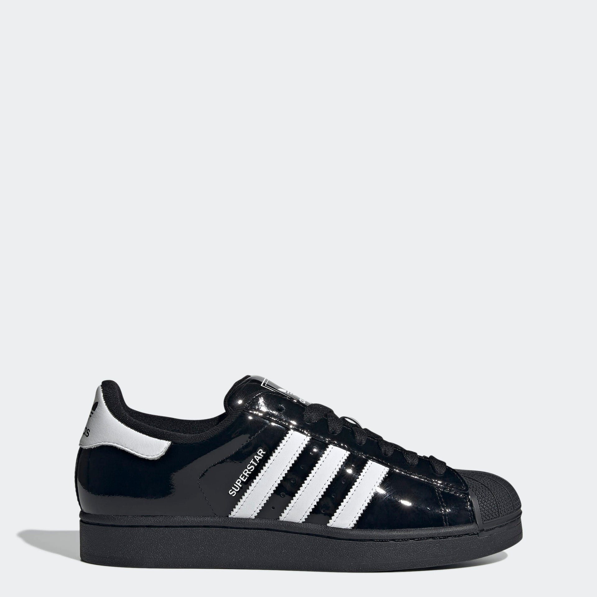 adidas Superstar II Shoes Patent Leather Black
