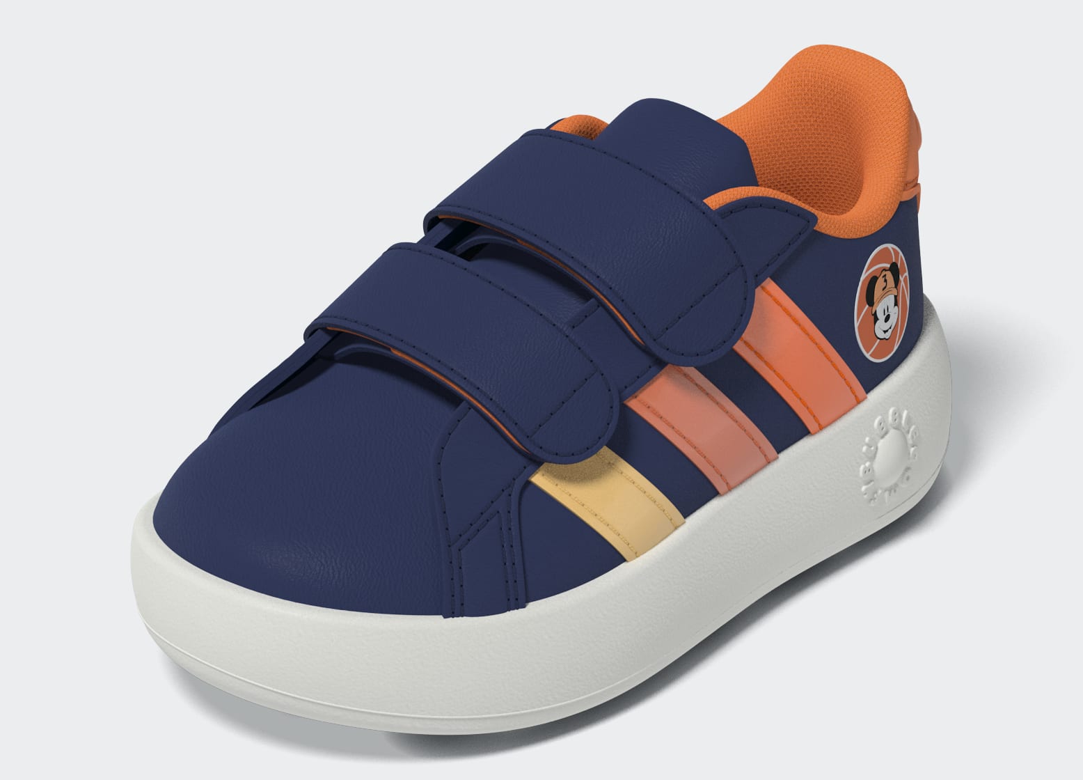 Toddler adidas Originals x Disney Mickey Mouse Grand Court Shoes Dark Blue