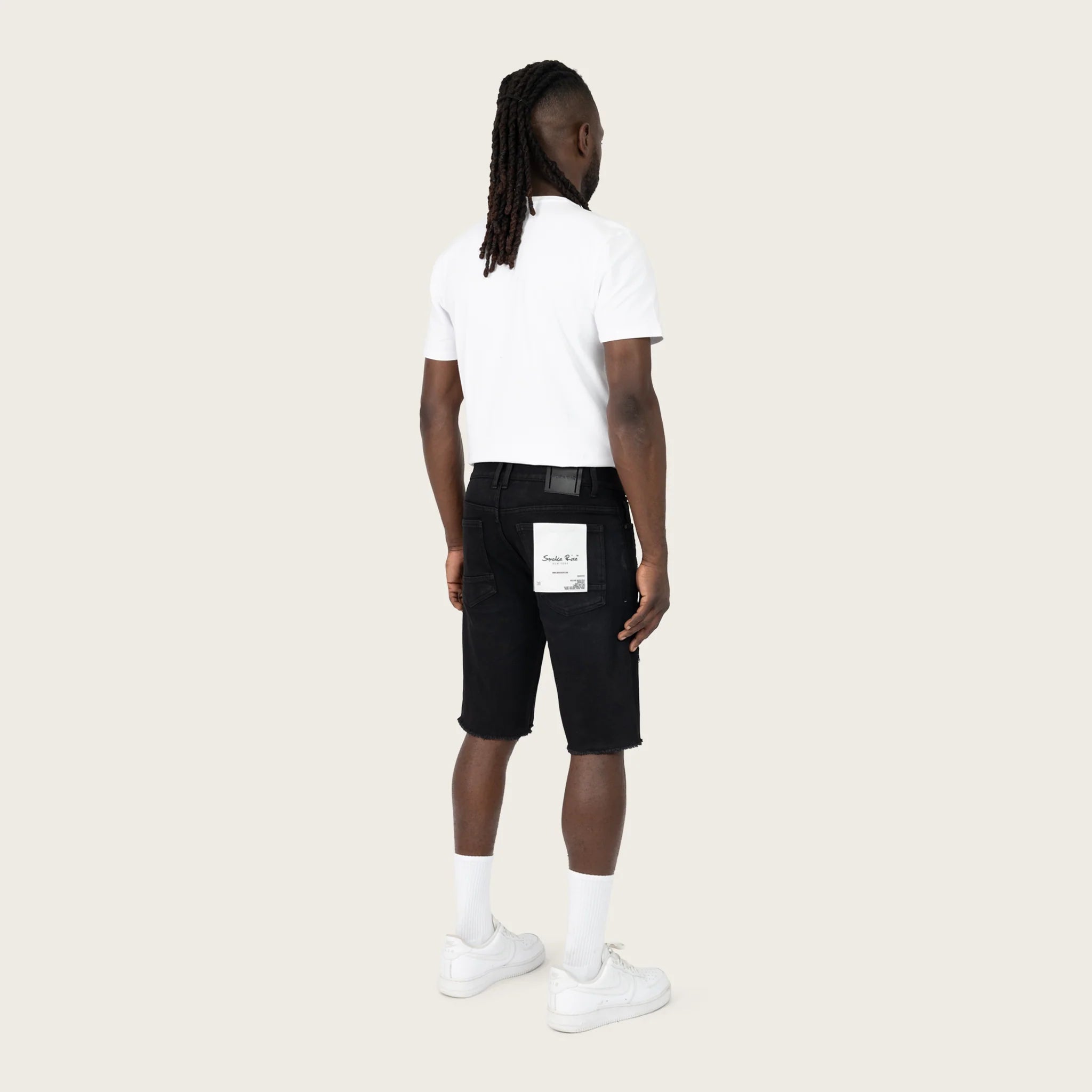 Men's Smoke Rise 12" Slim Essential Jean Shorts Glow Black