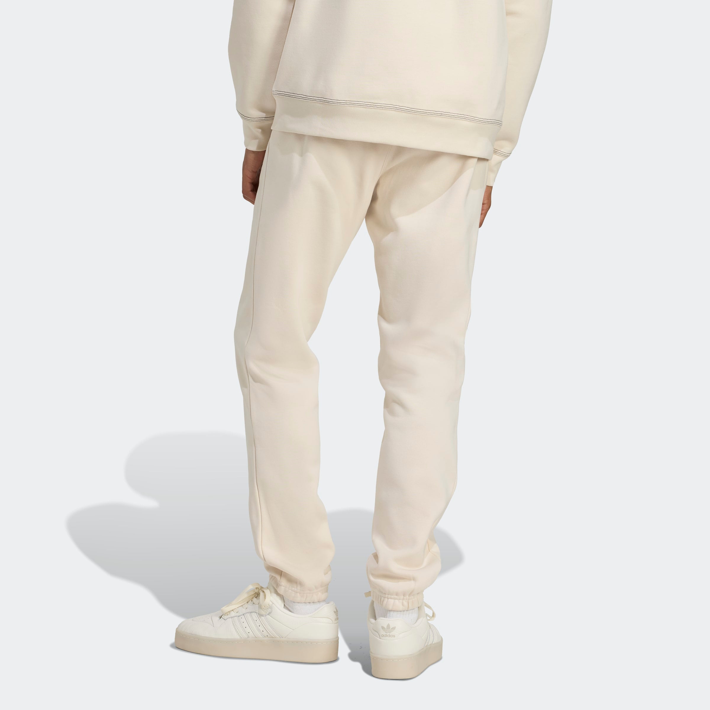 Men's adidas Originals Trefoil Essentials Pants Wonder White