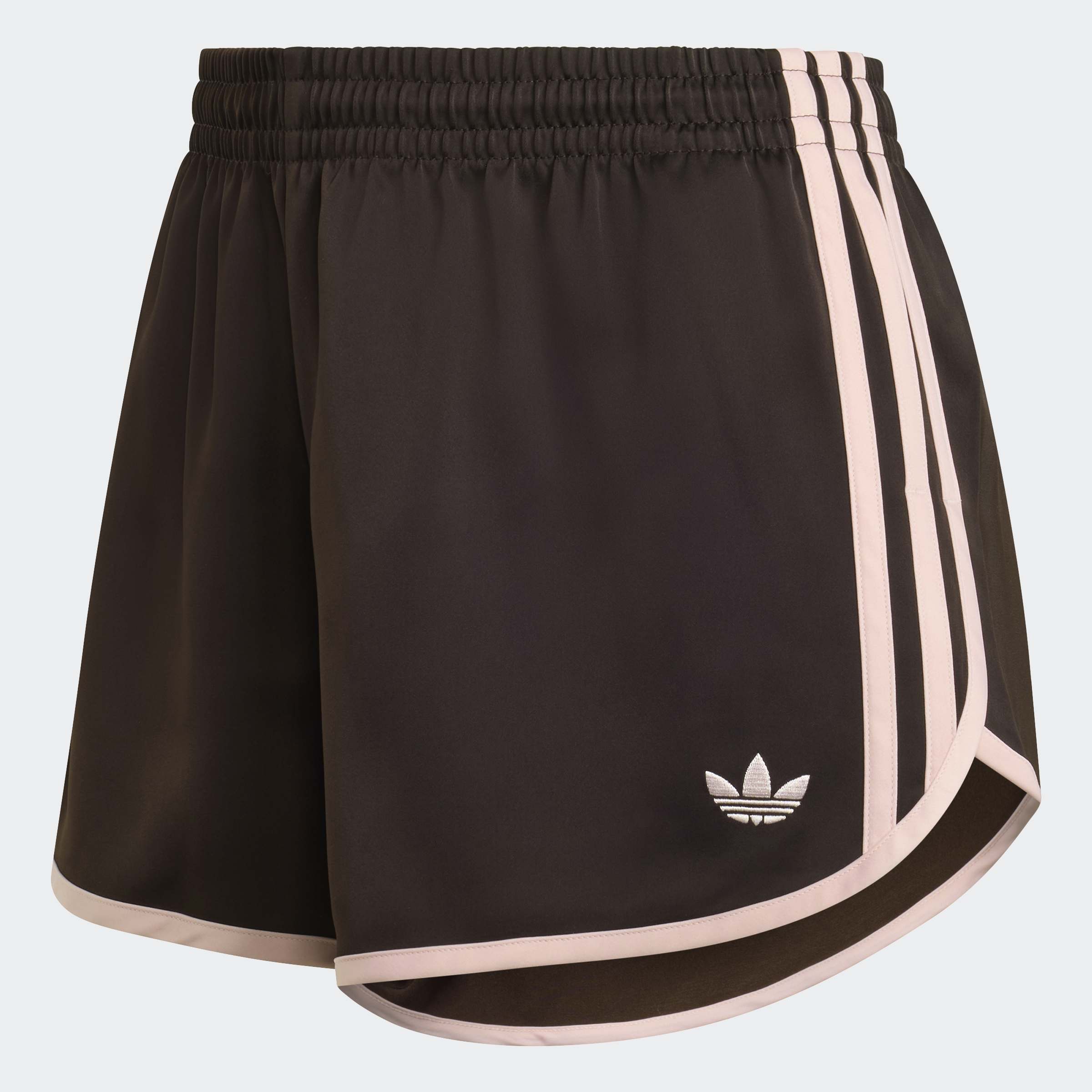 Women's adidas Originals 3-Stripes Sprinter Shorts Aurora Coffee