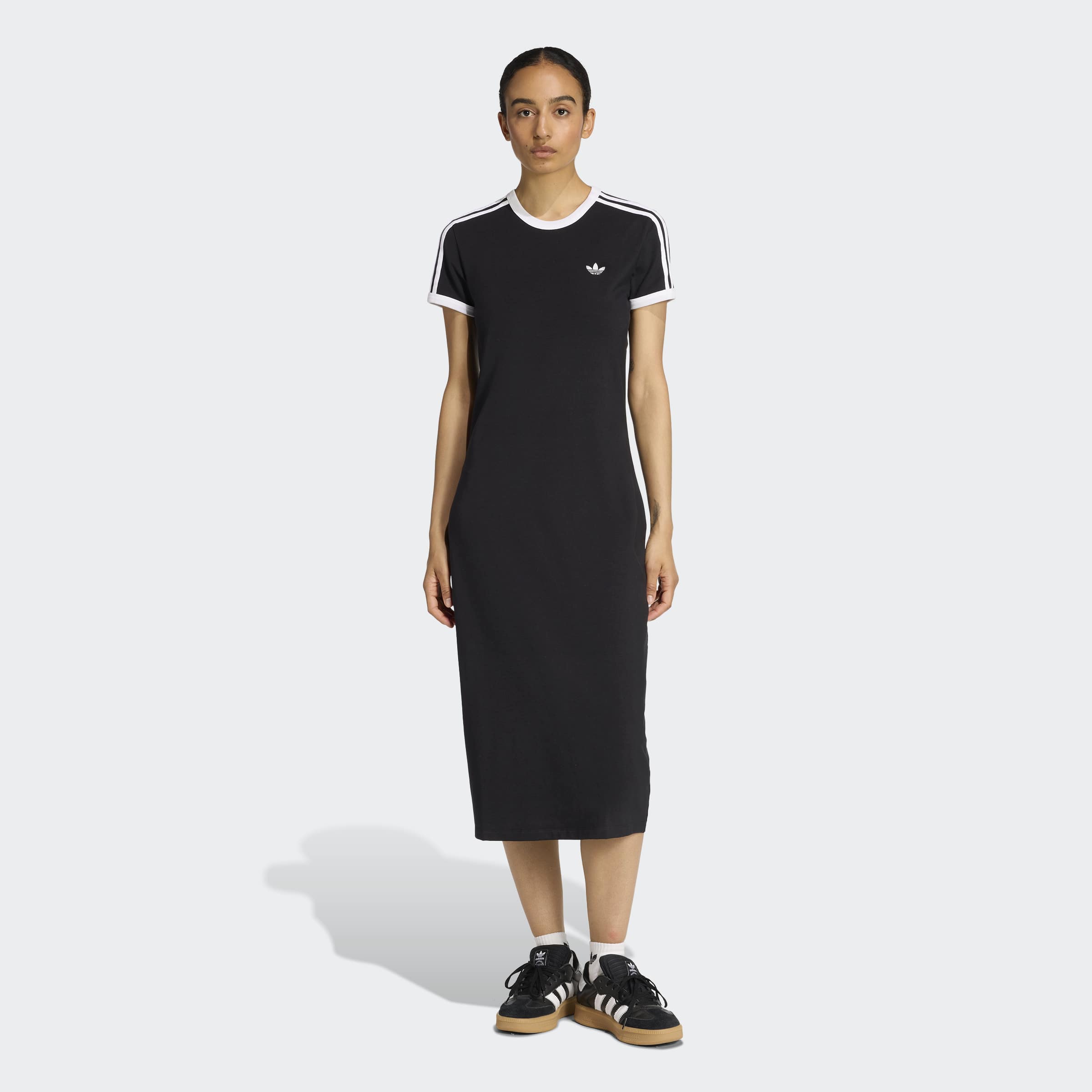 Women's adidas Originals 3-Stripes Slim Dress Black