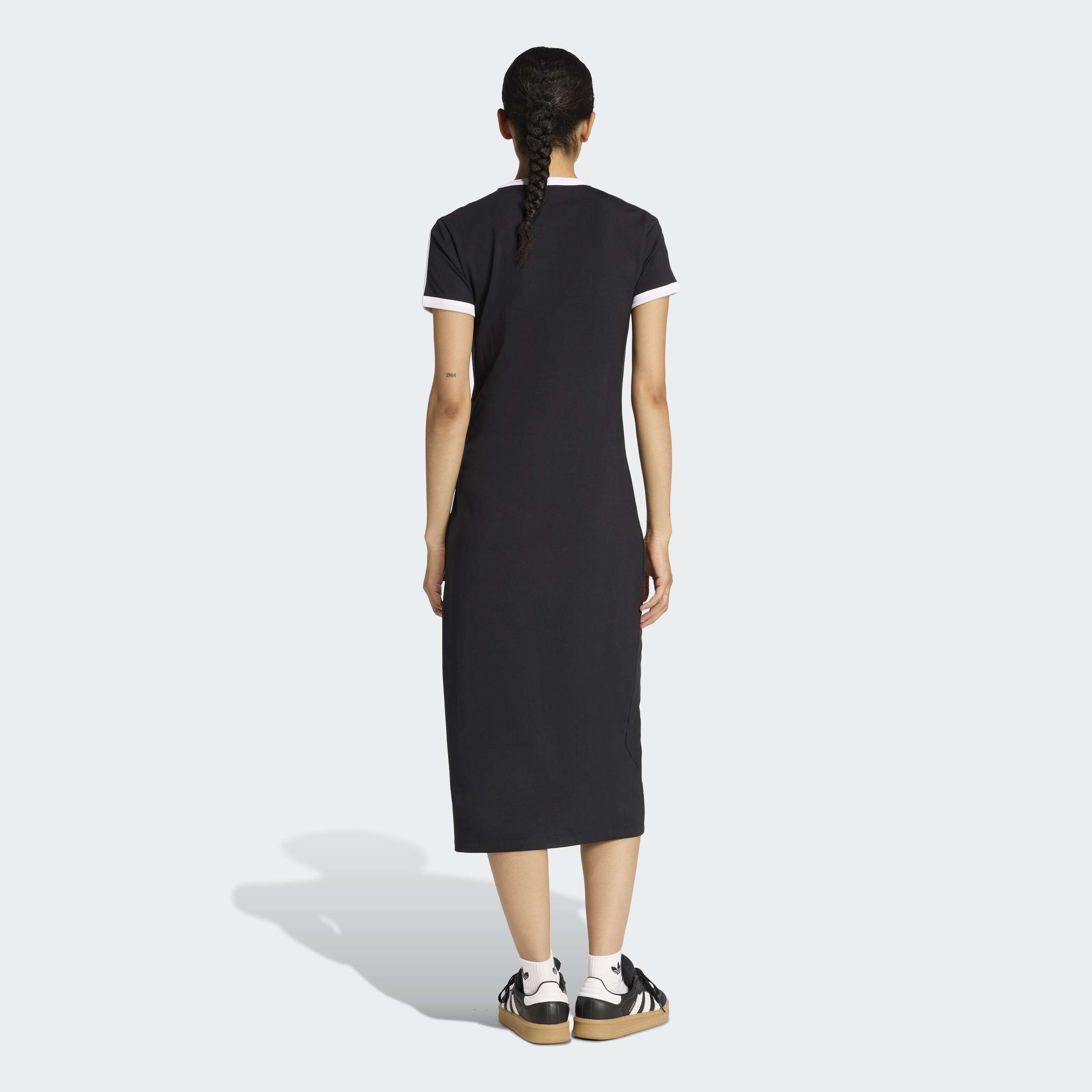 Women's adidas Originals 3-Stripes Slim Dress Black