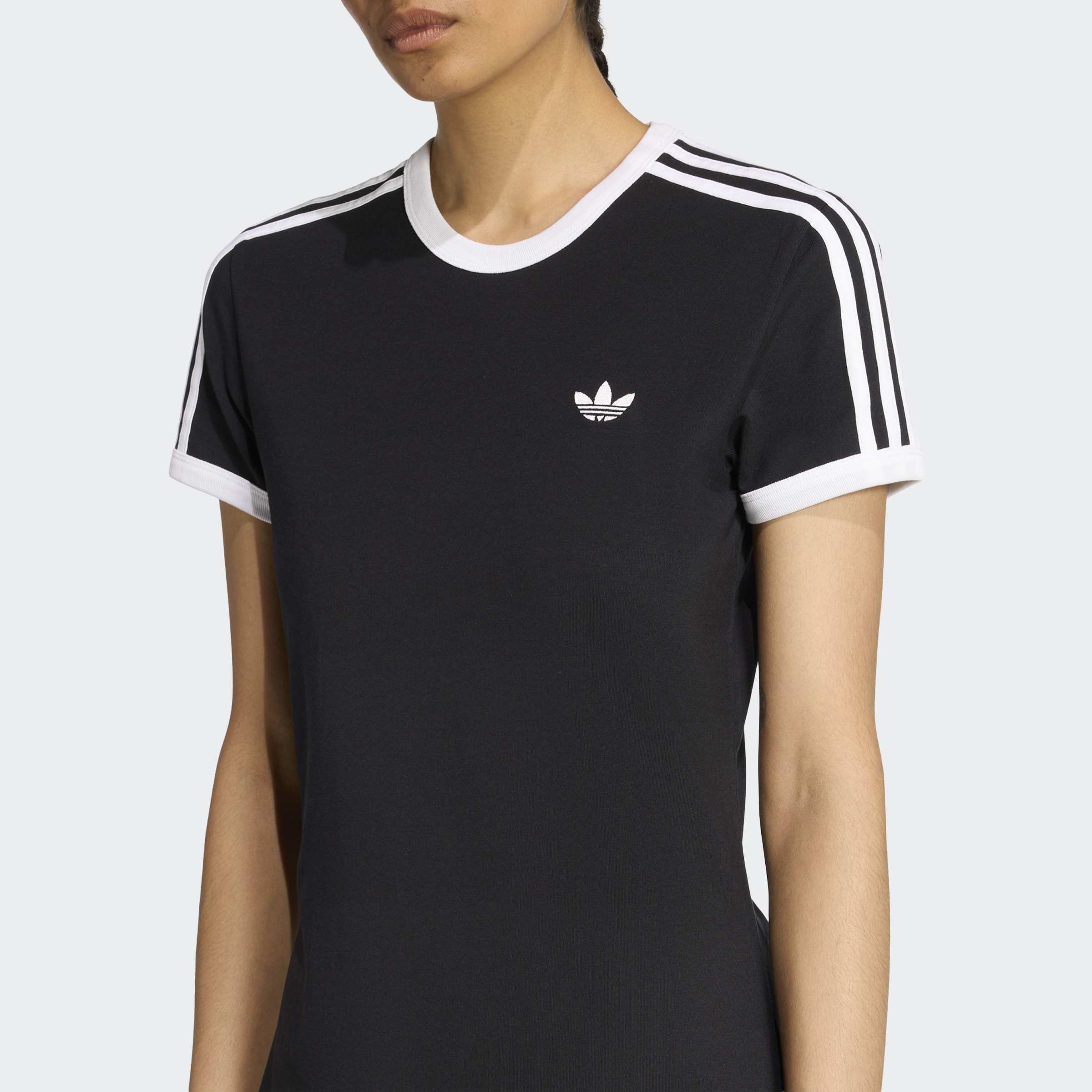 Women's adidas Originals 3-Stripes Slim Dress Black