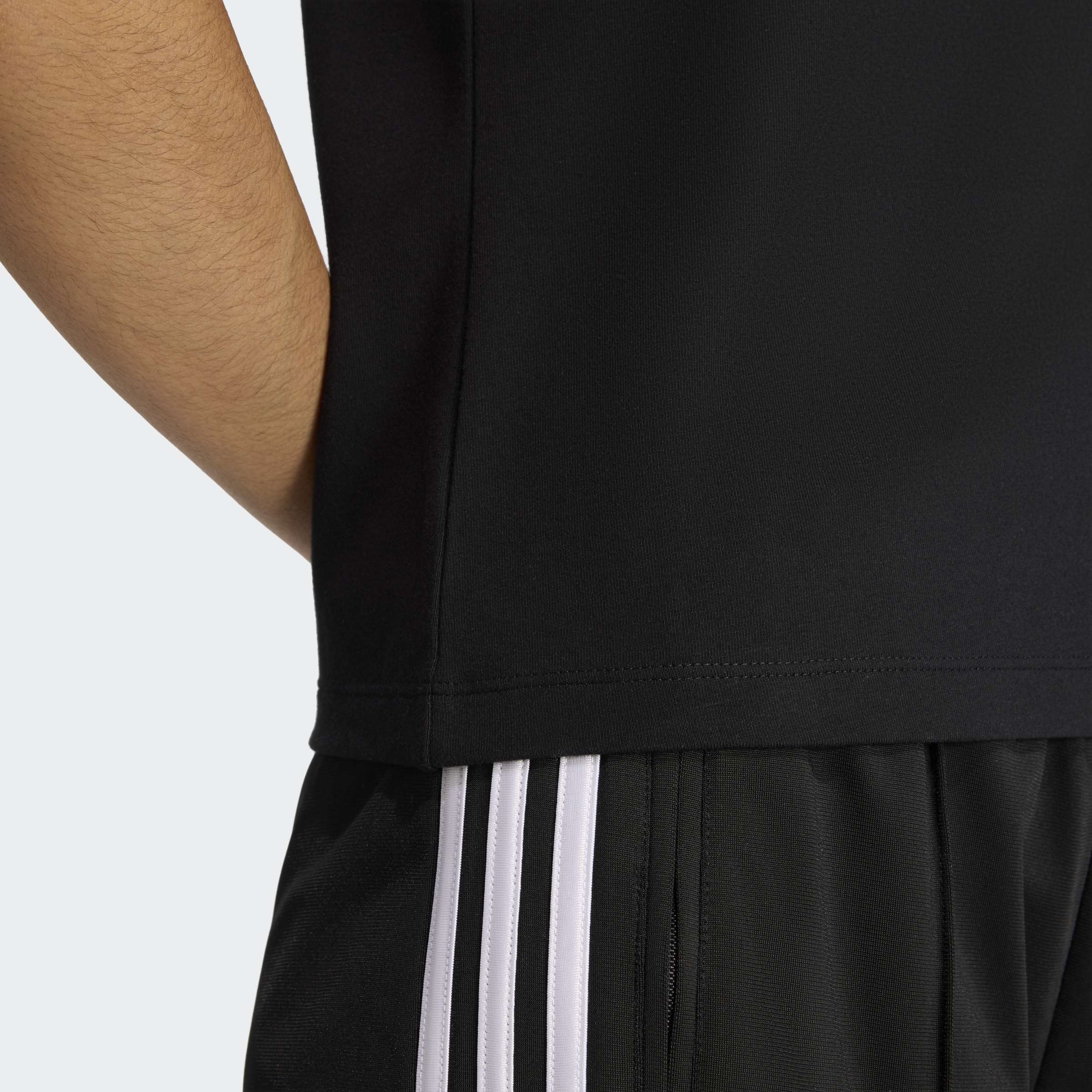 Women's adidas Originals 3-Stripes Slim Tee Black