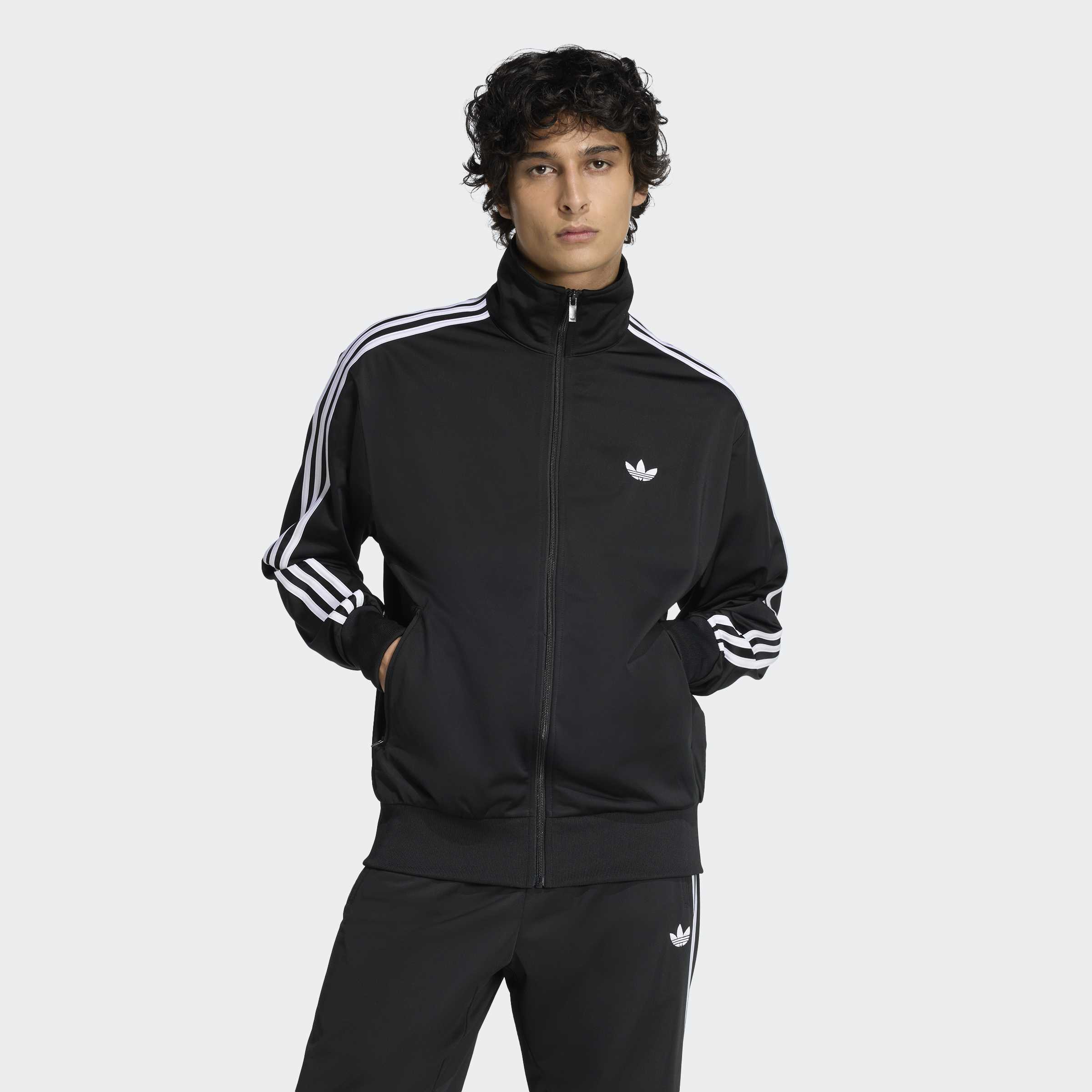 adidas Originals Firebird Track Jacket Black | Chicago City Sports