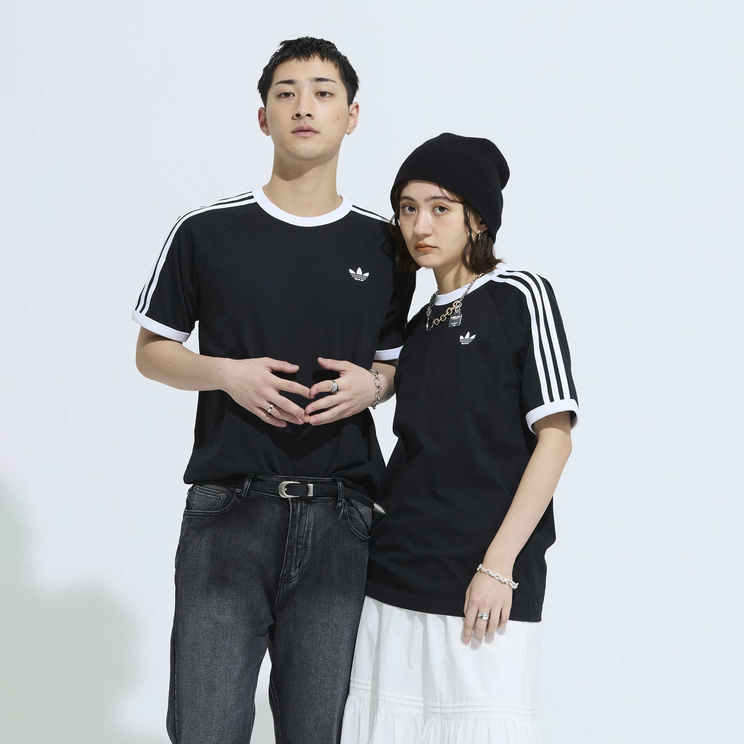 Men's adidas Originals 3-Stripes T-Shirt Black