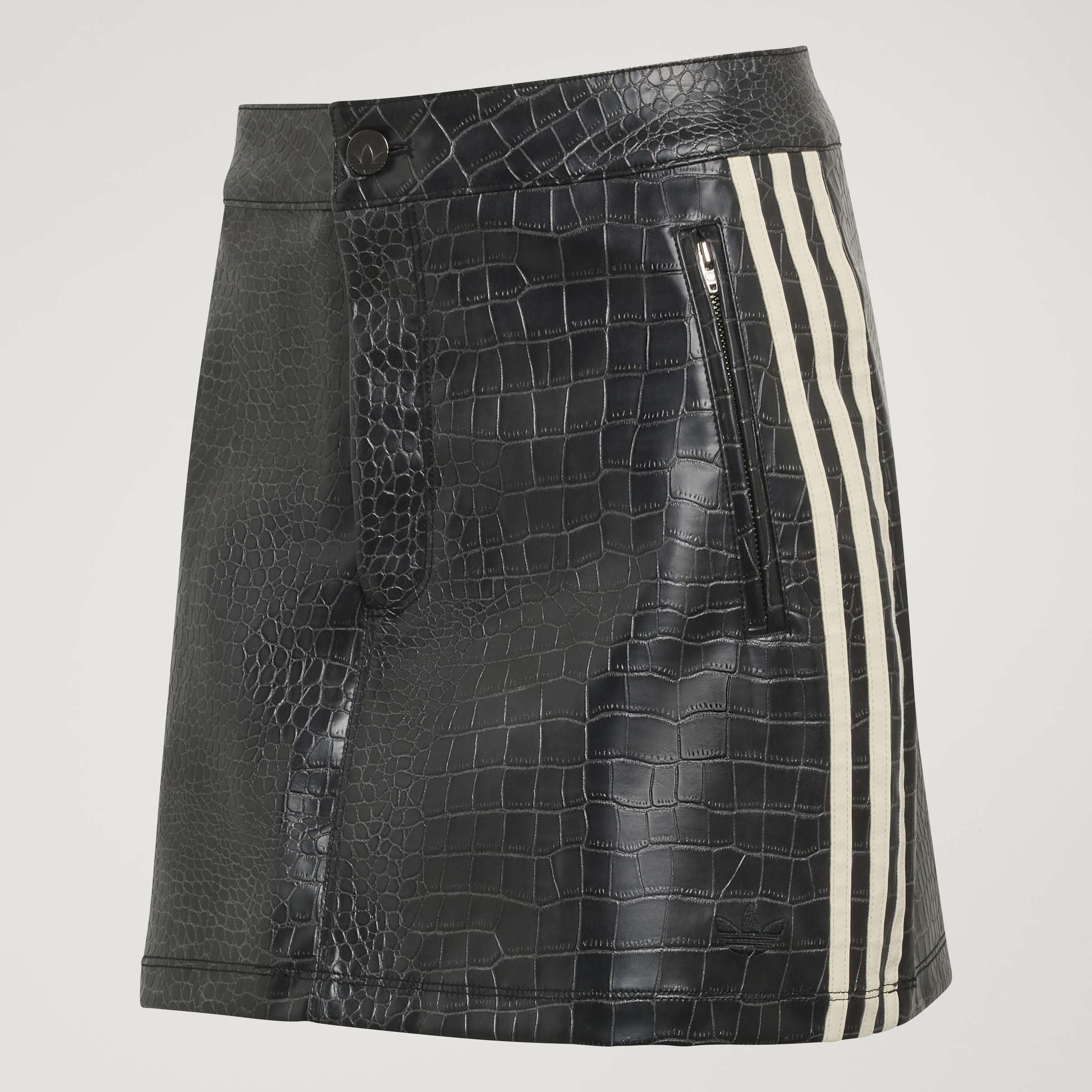 Women's adidas Originals Pleather Mini Skirt Black