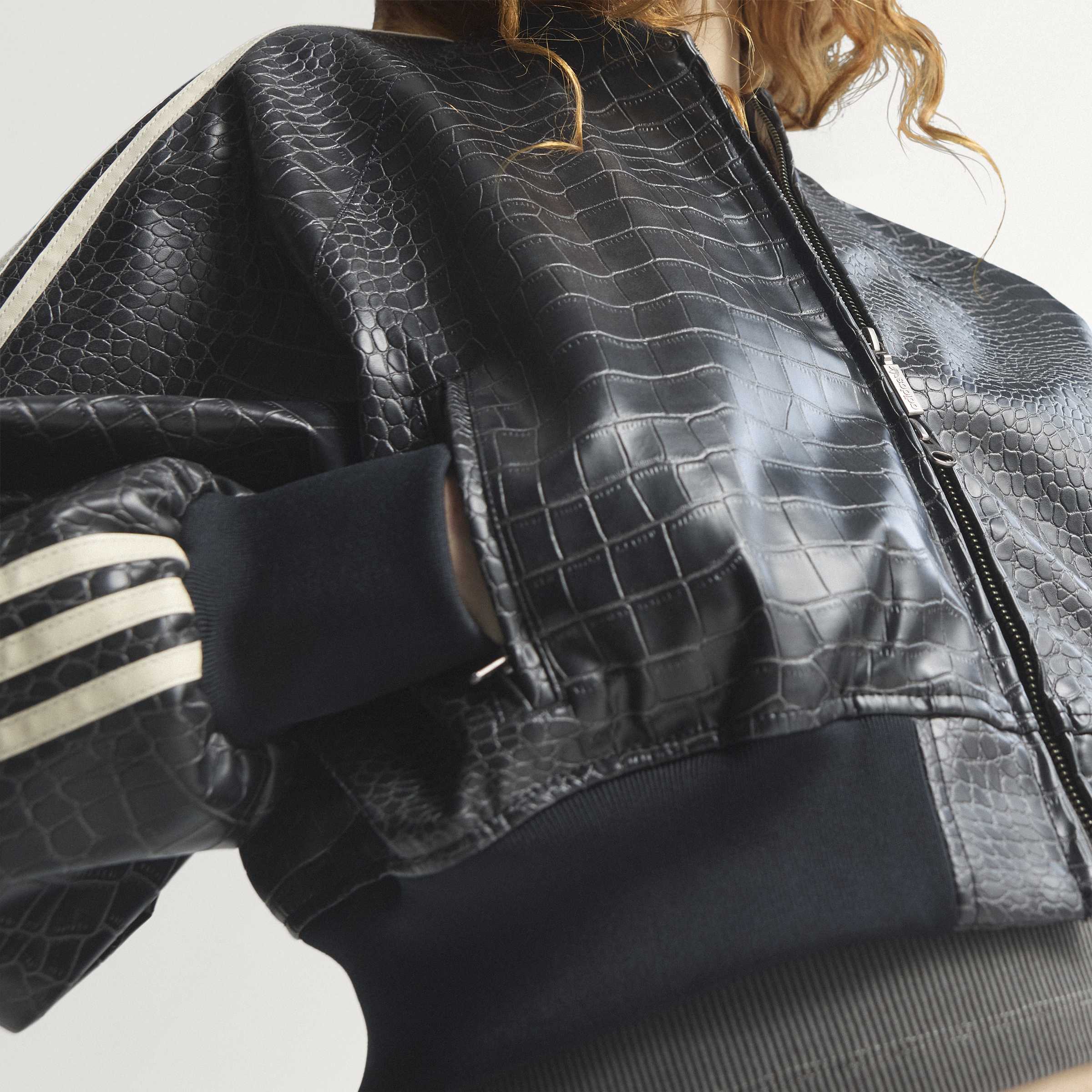 Women's adidas Originals SST Pleather Jacket Black