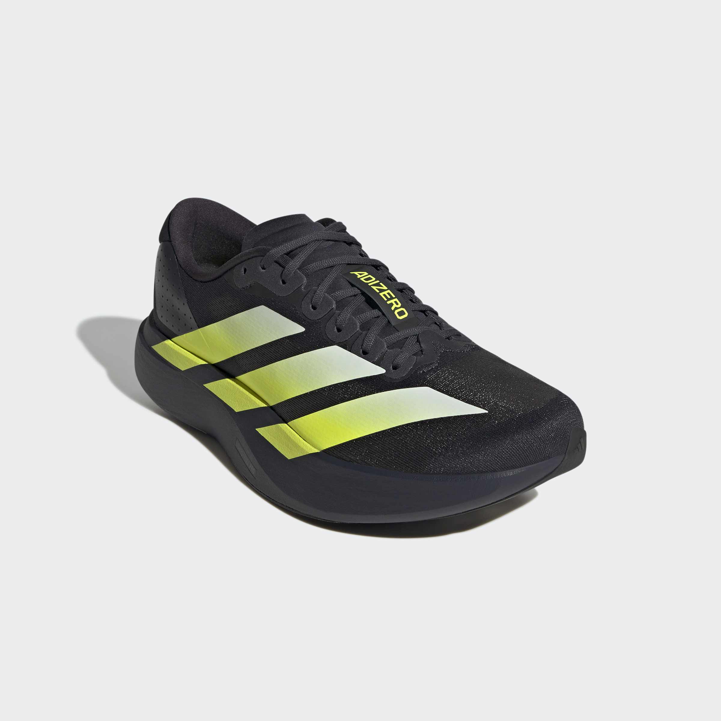 Men's adidas Running Adizero EVO SL Shoes Night Grey/Solar Yellow