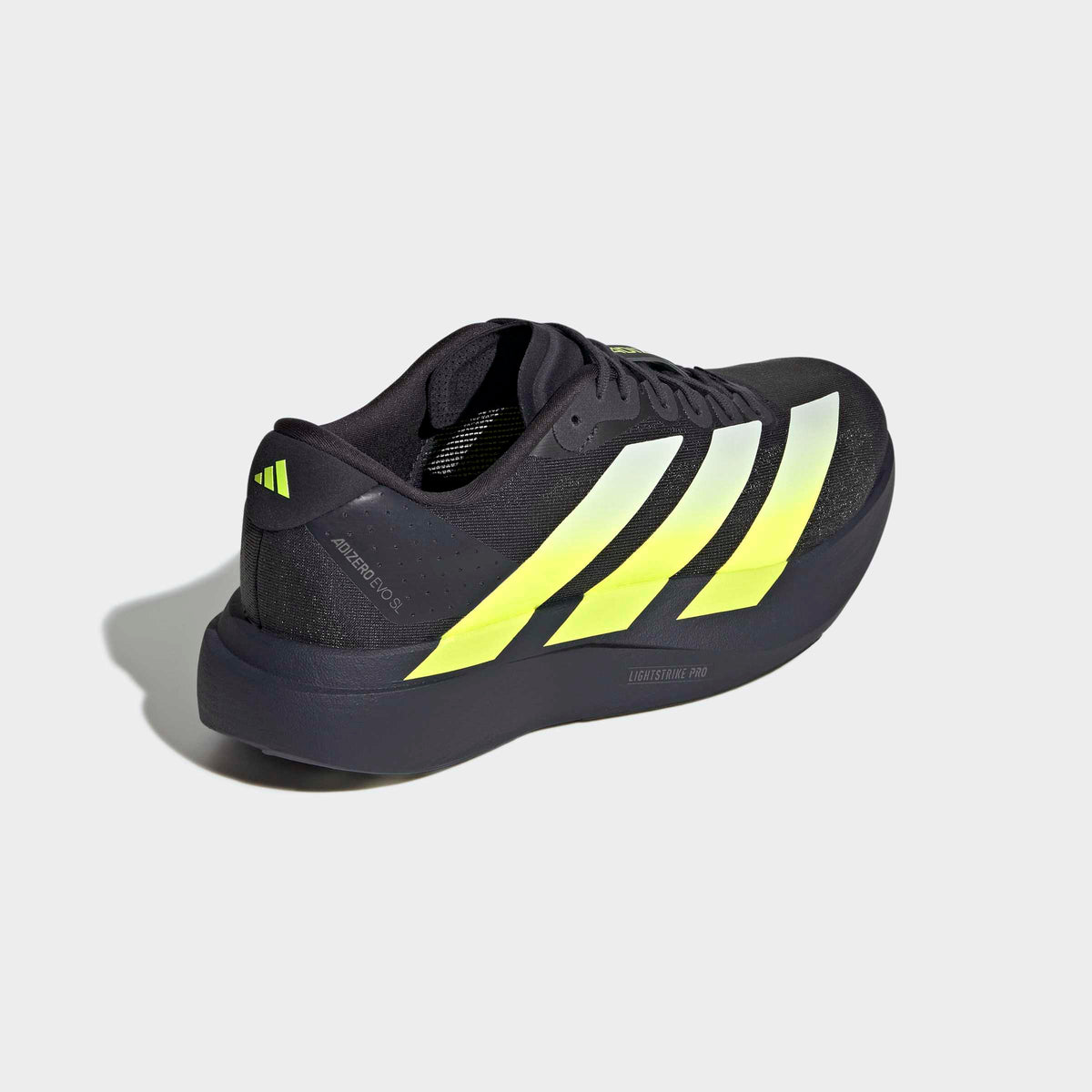 Men's adidas Running Adizero EVO SL Shoes Night Grey/Solar Yellow