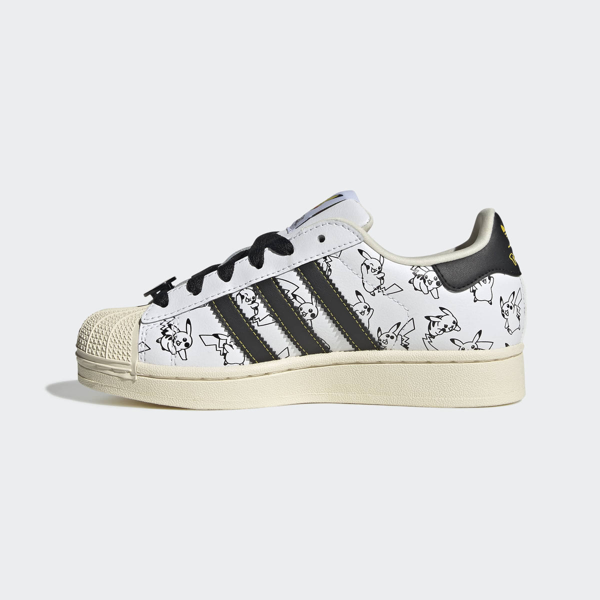 Big Kids adidas Originals Superstar II Shoes Pokémon Pikachu