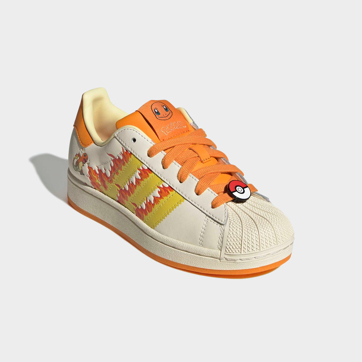 Big Kids adidas Originals Superstar II Shoes Pokémon Charmander