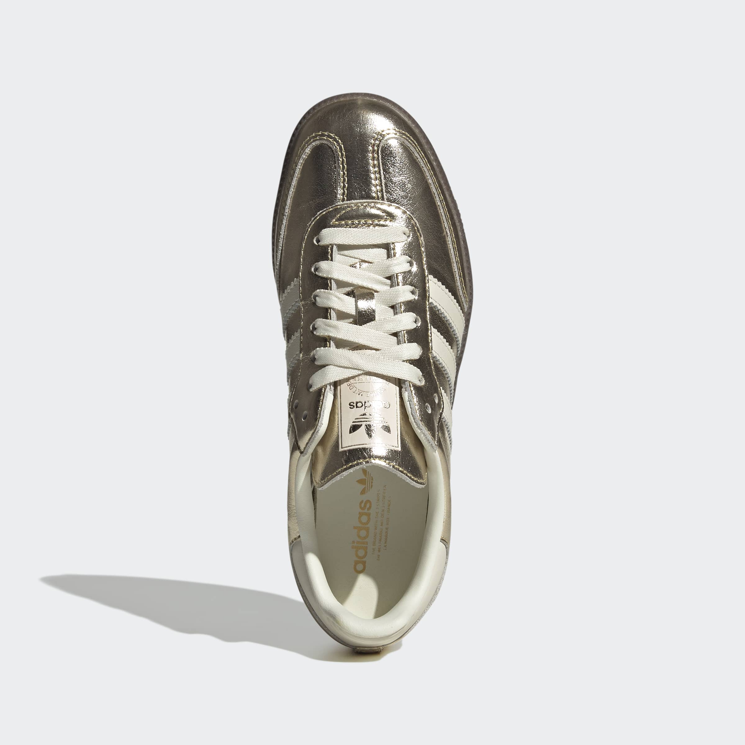 Women's adidas Originals Samba OG Shoes Gold Metallic
