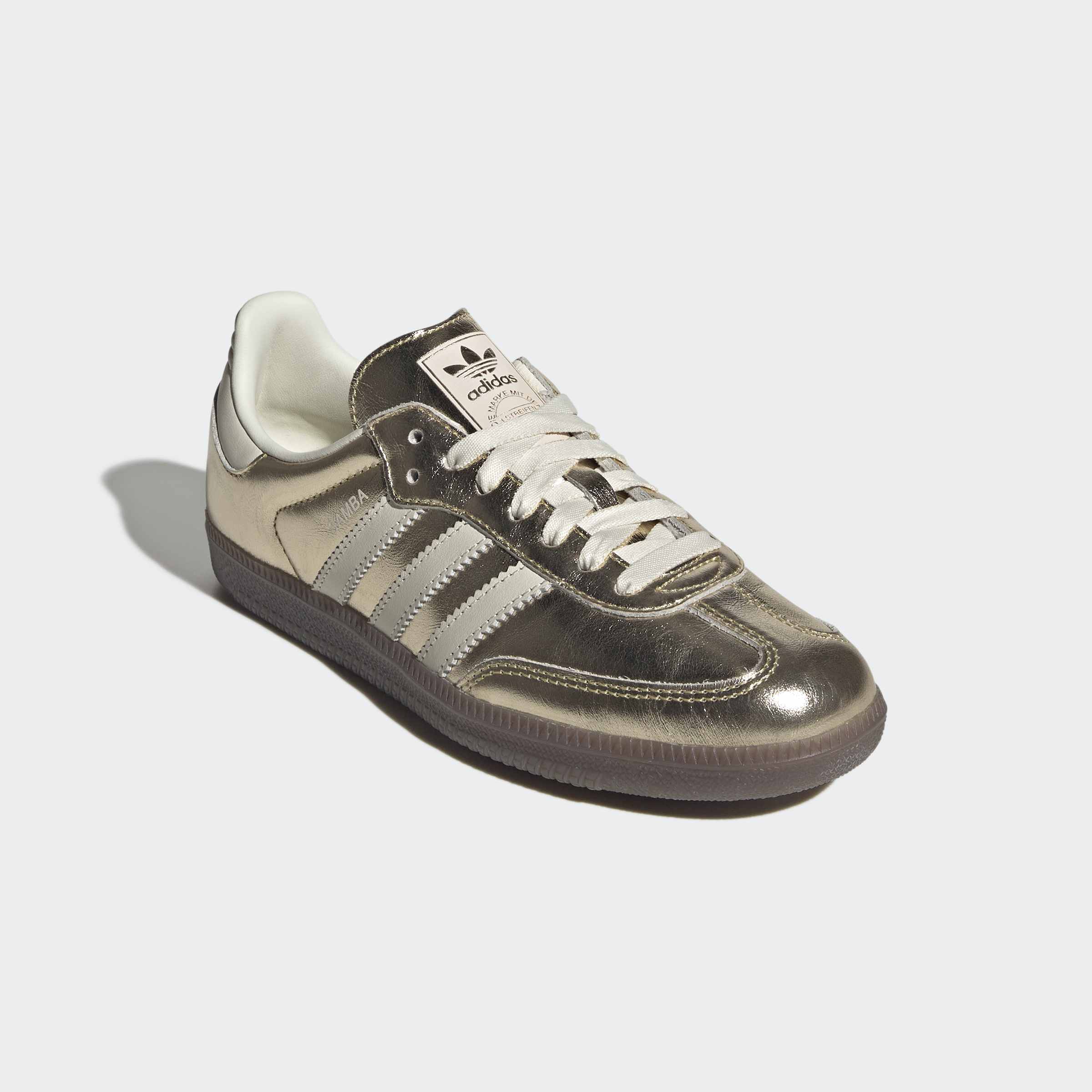Women's adidas Originals Samba OG Shoes Gold Metallic