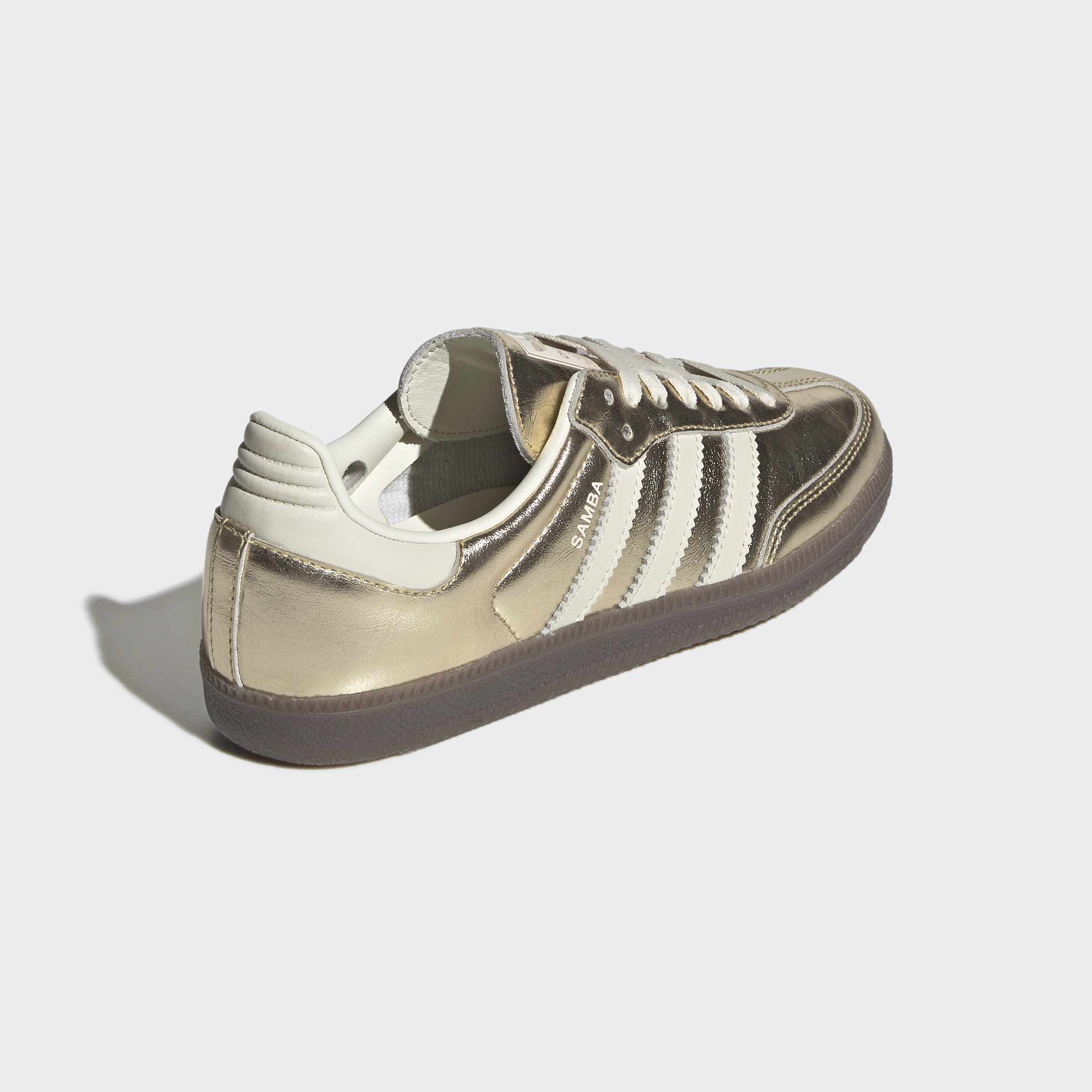 Women's adidas Originals Samba OG Shoes Gold Metallic