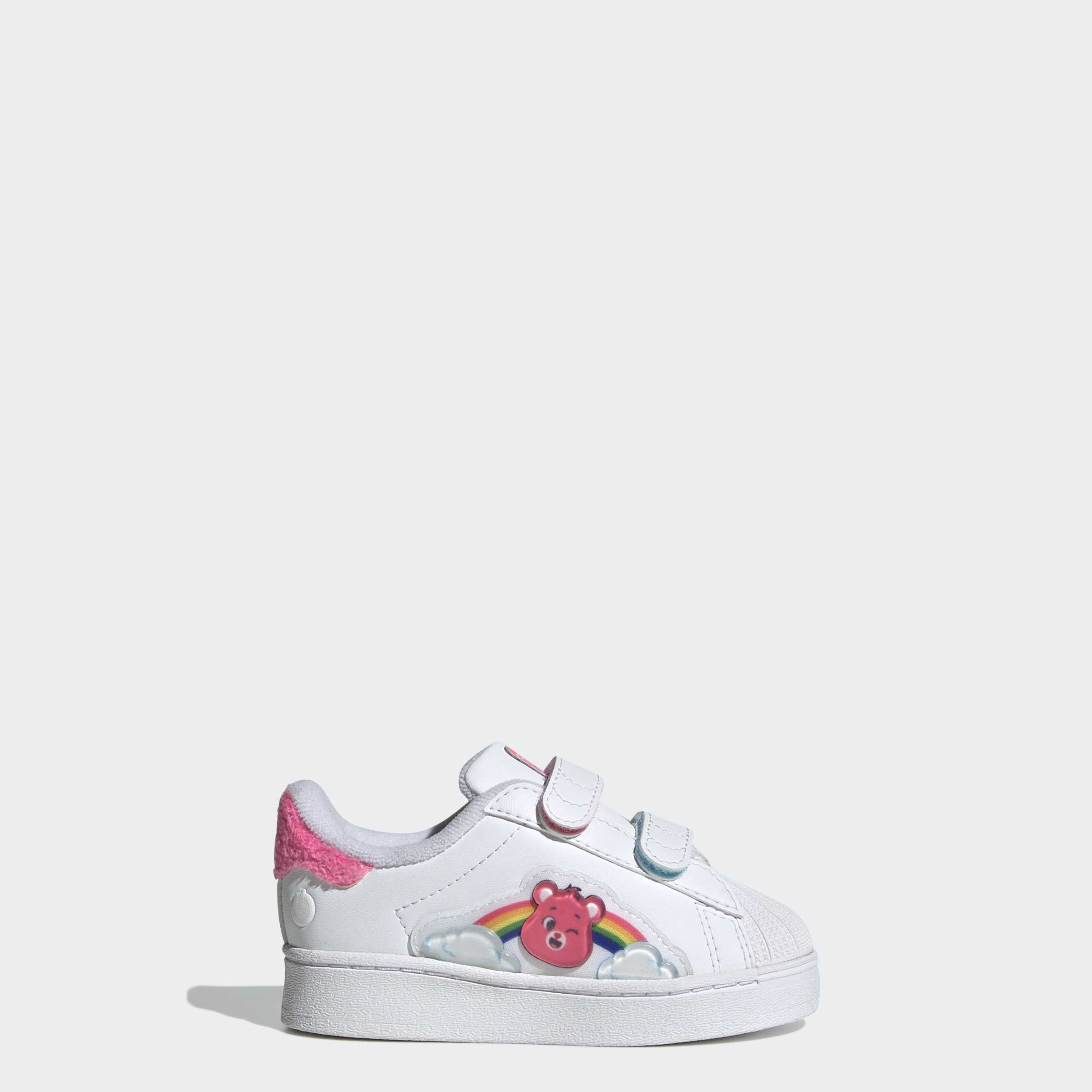 Toddlers adidas x Care Bears Superstar LED Lights Comfort Closure Shoes White