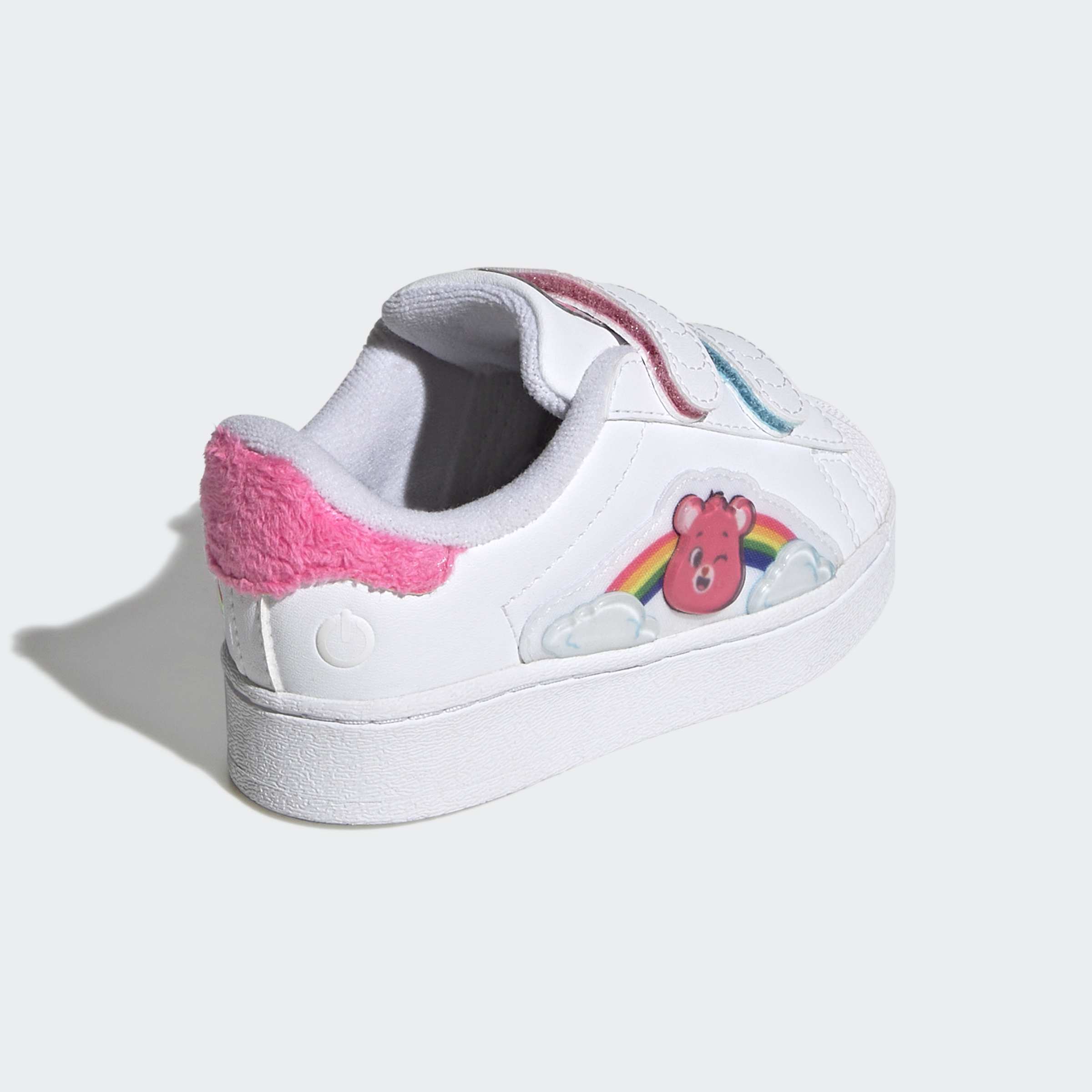 Toddlers adidas x Care Bears Superstar LED Lights Comfort Closure Shoes White
