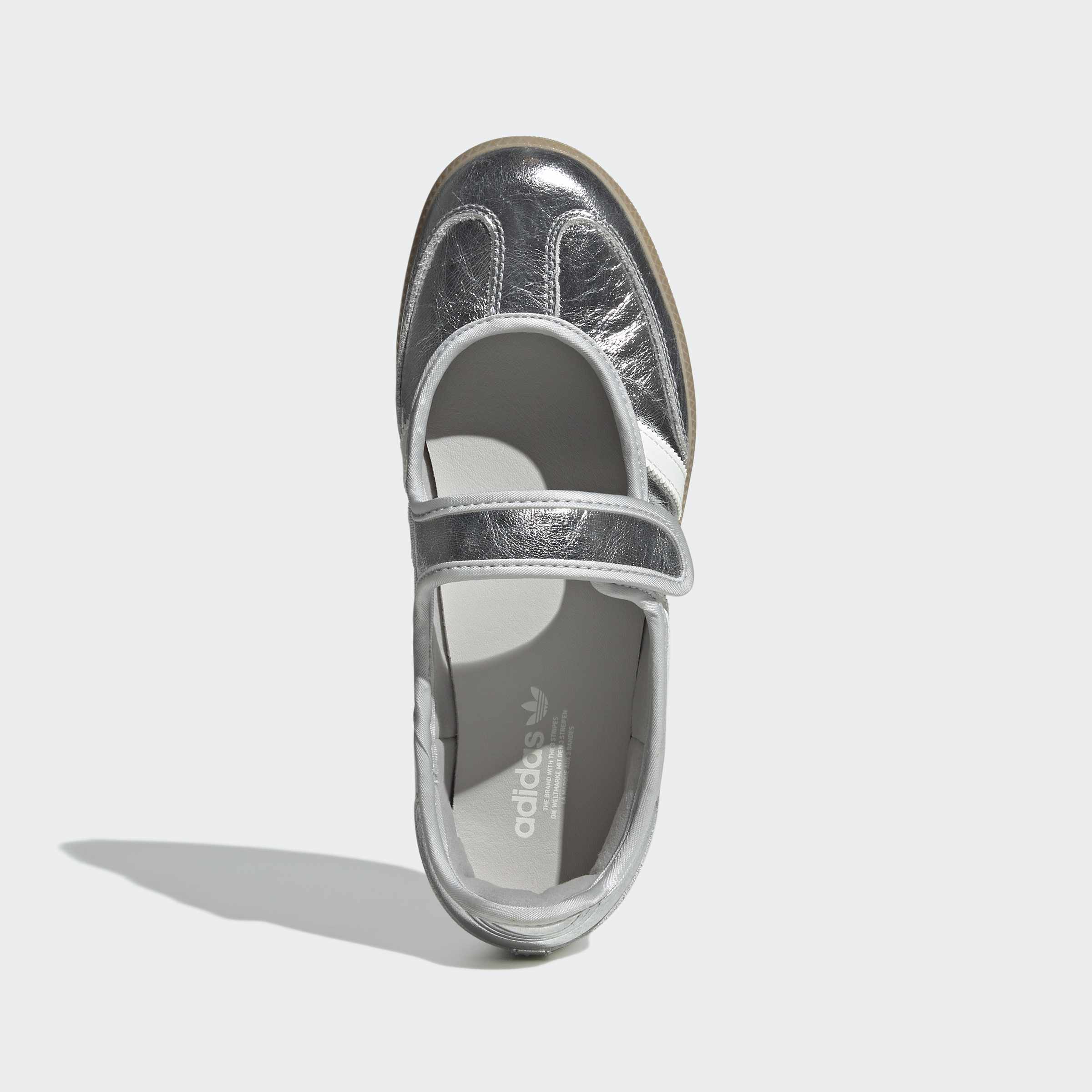Women's adidas Originals Samba Jane Shoes Silver Metallic
