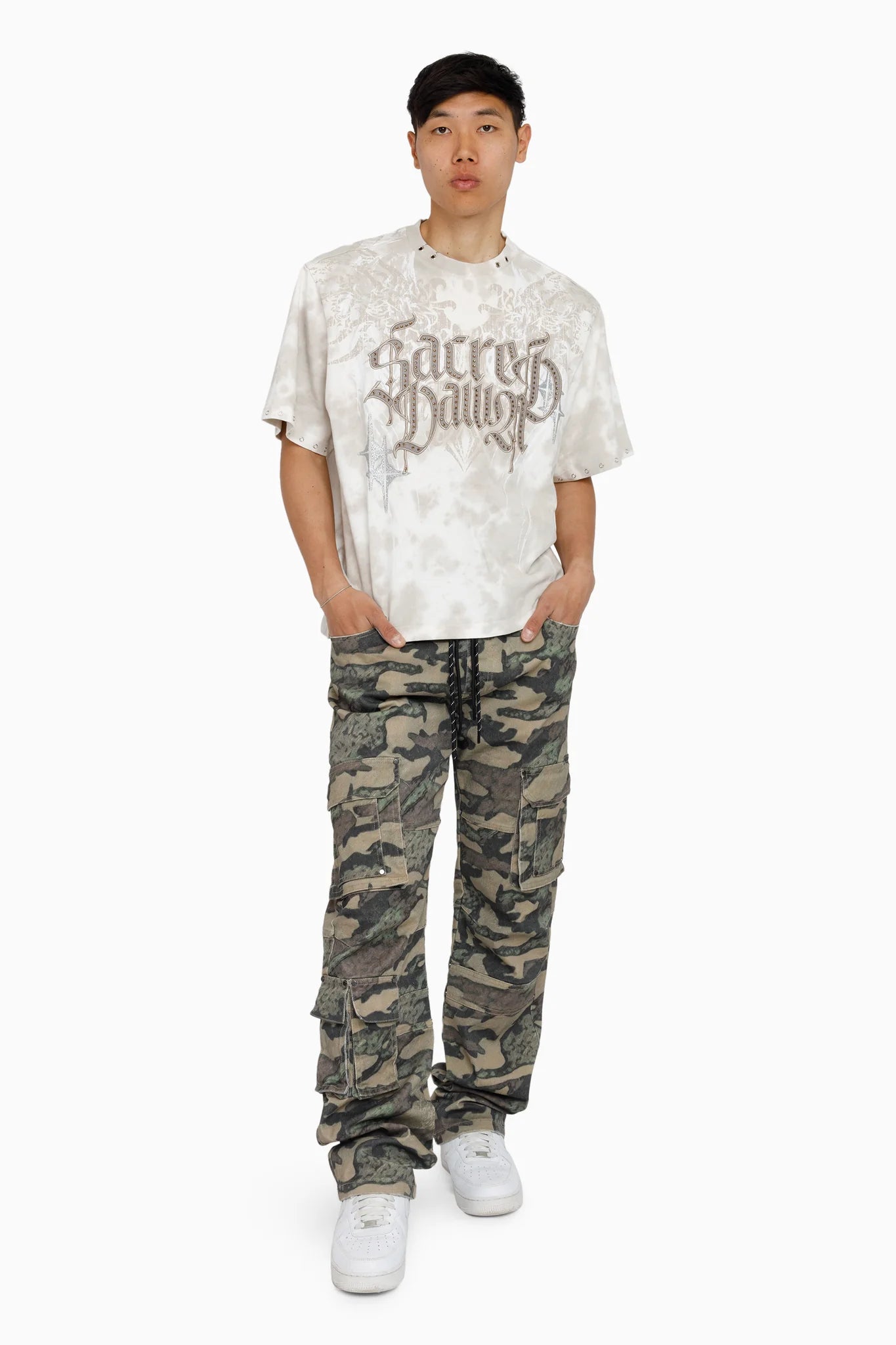 Men's Smoke Rise Scared Dawn Short Sleeve T-Shirt Bone