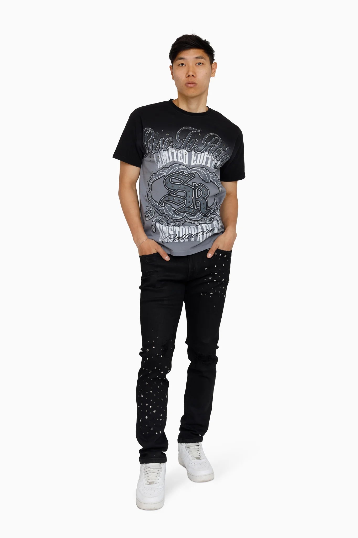Men's Smoke Rise Rise To Reign Short Sleeve T-Shirt Black
