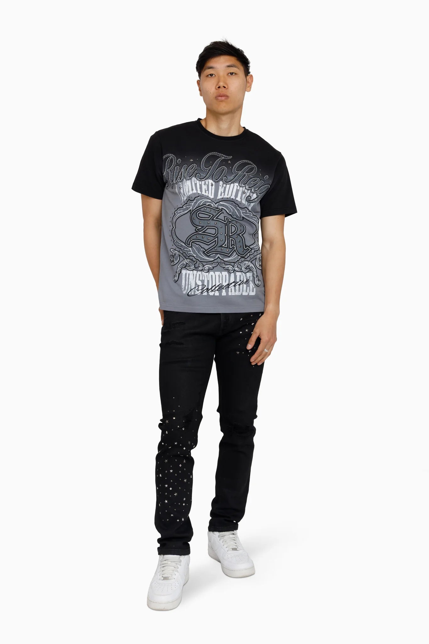 Men's Smoke Rise Rise To Reign Short Sleeve T-Shirt Black