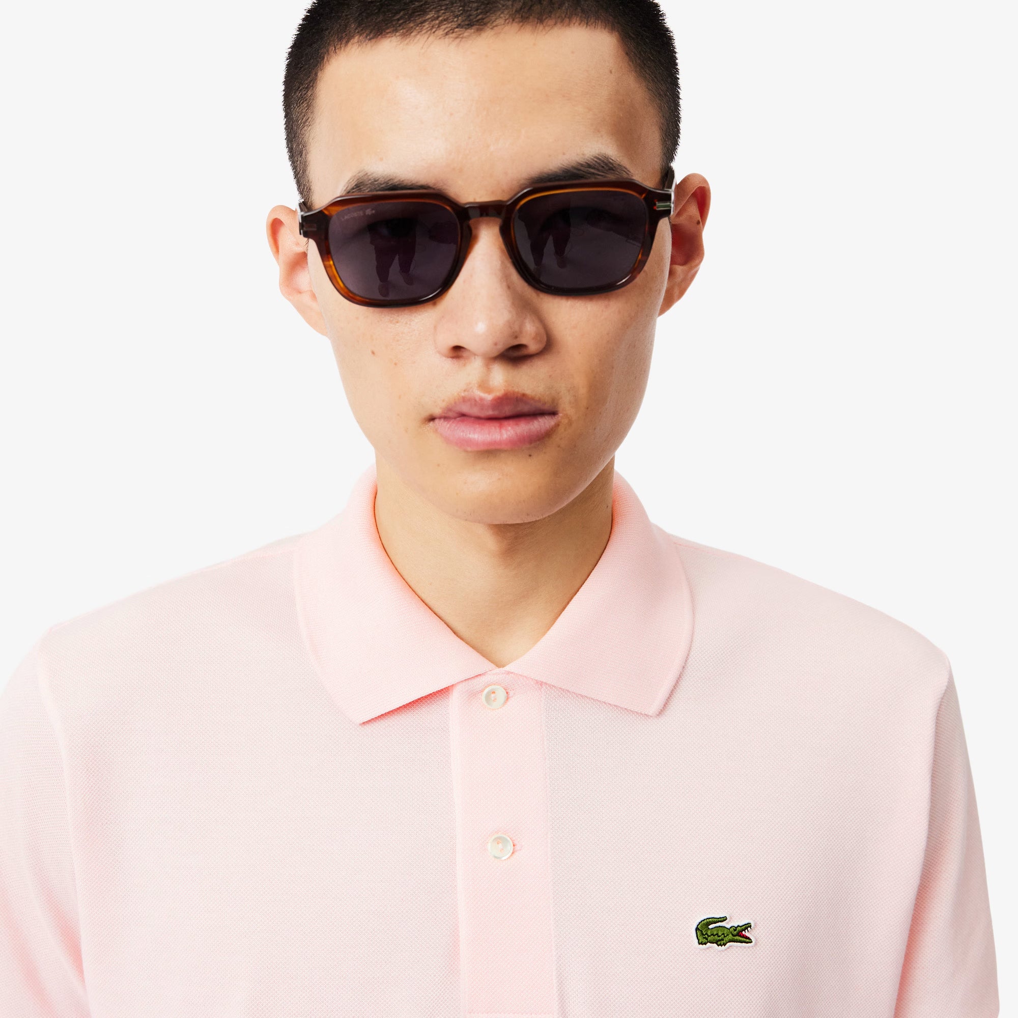 Men's Lacoste Classic Fit Original L.12.12 Polo Light Pink