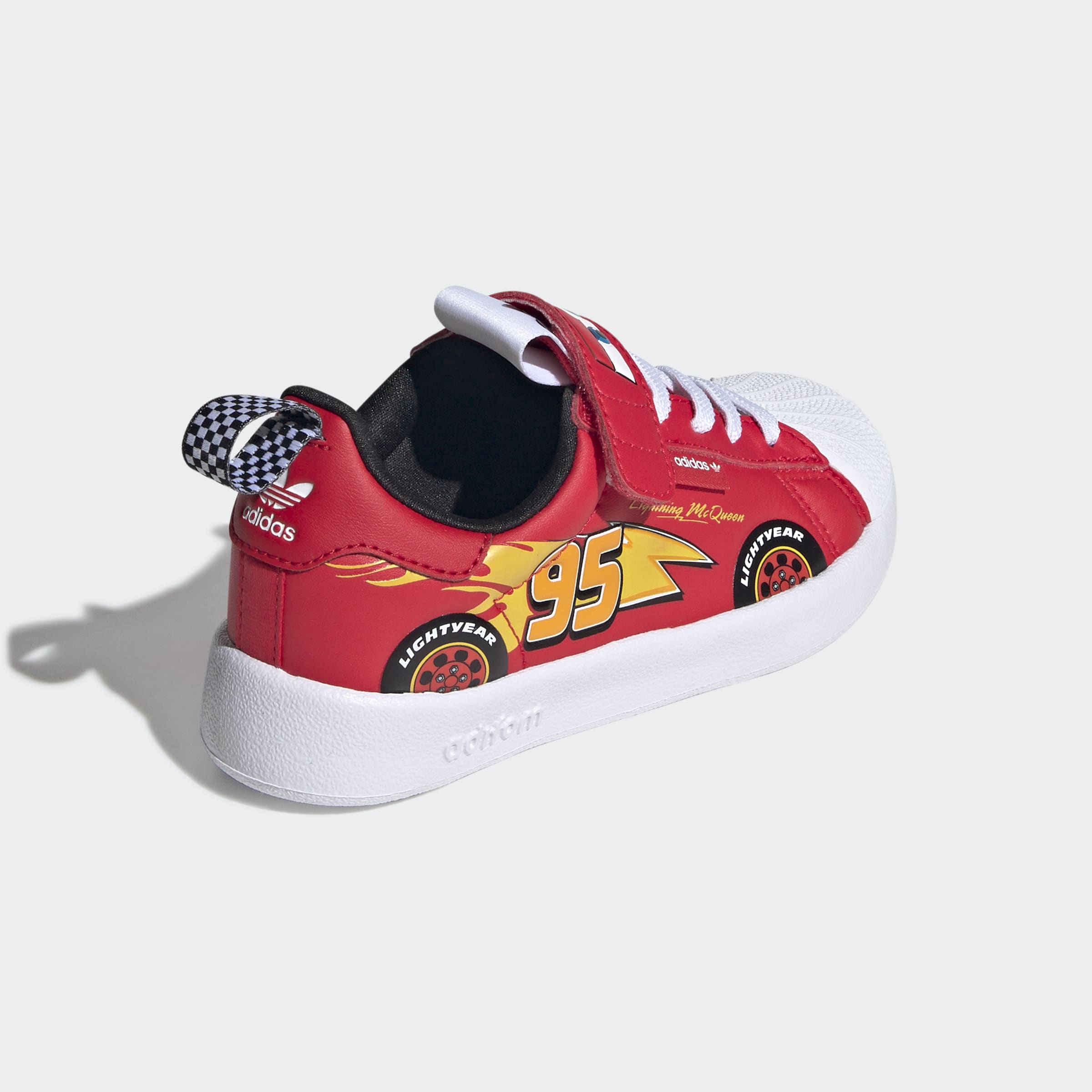 Little Kids adidas Originals Pixar Cars Adifom Superstar 360 Shoes Pure Ruby