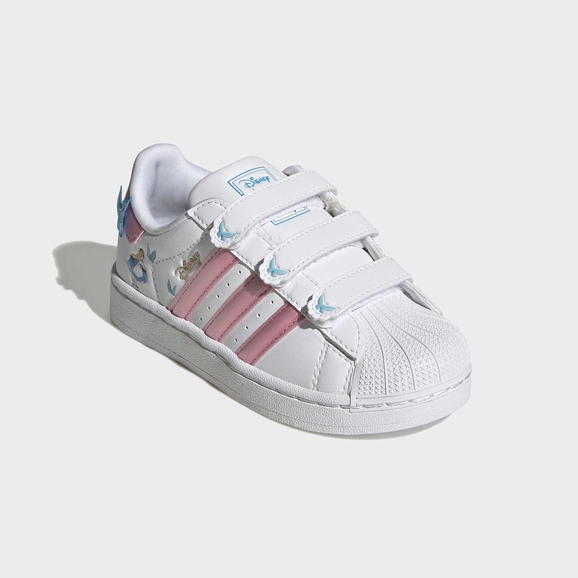 Little Kids adidas Originals Superstar II Comfort Closure Shoes Alice in Wonderland