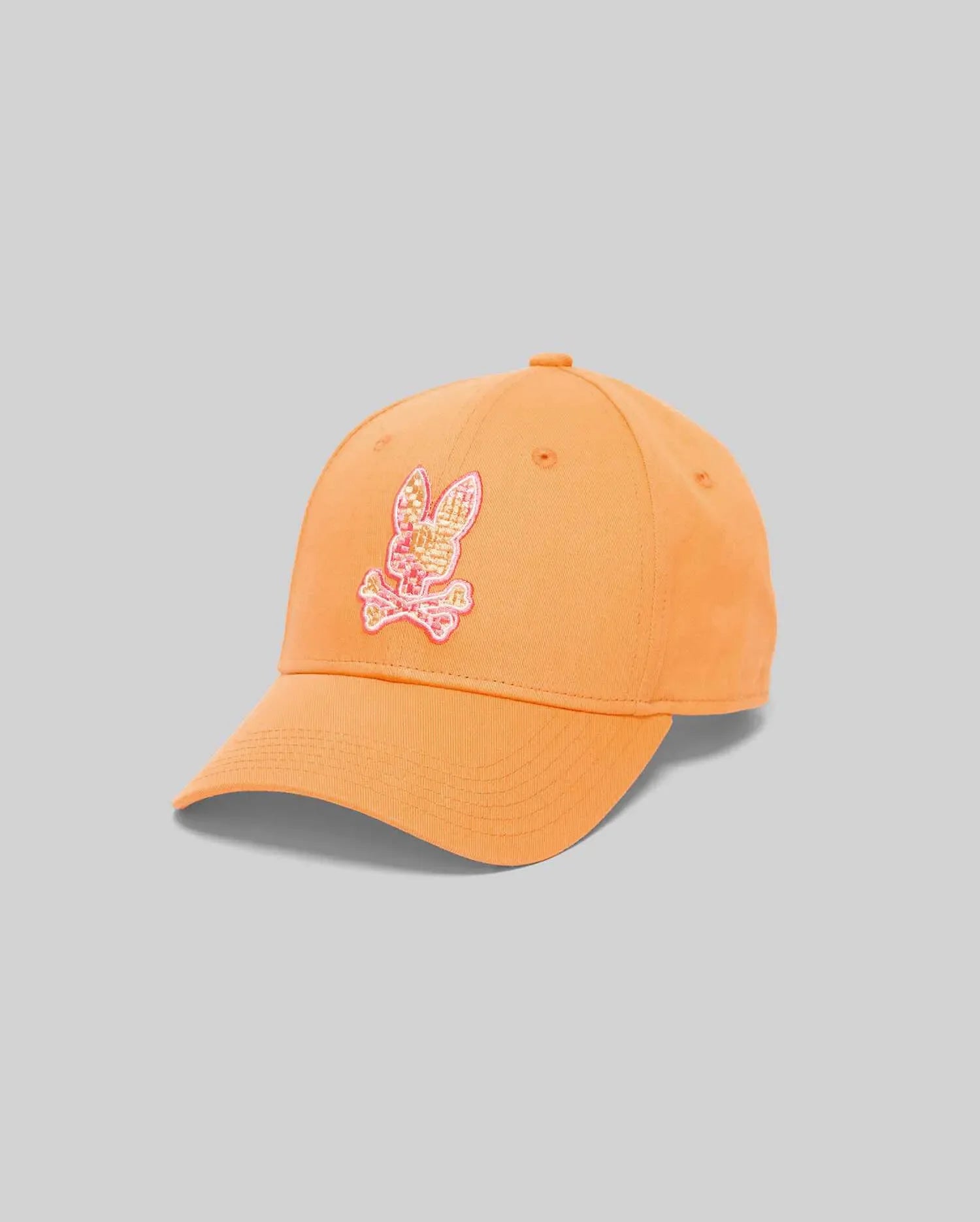 Men's Psycho Bunny Olivier Baseball Cap Papaya