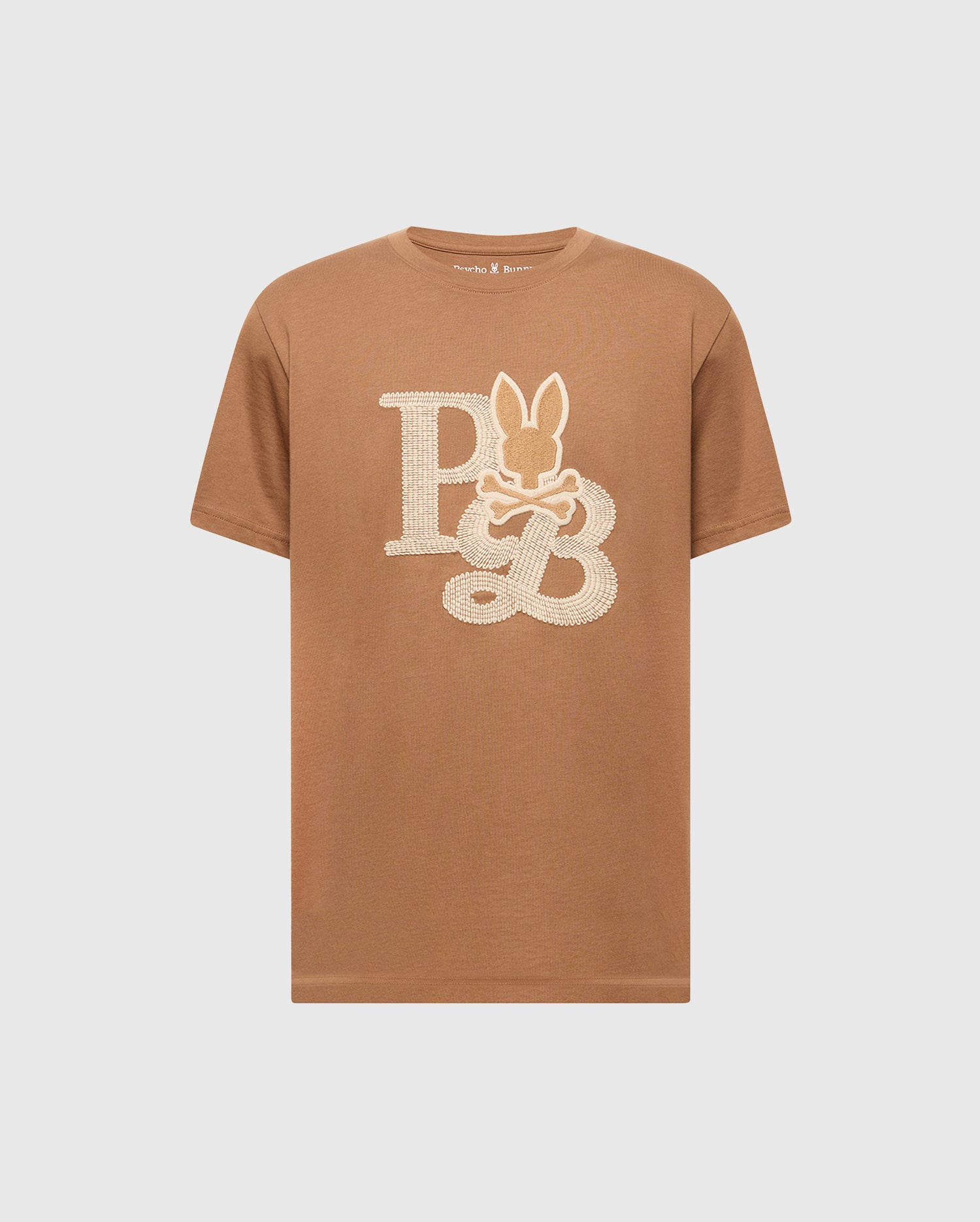 Men's Psycho Bunny Rowen Caine Embroidered Tee Toasted Coconut