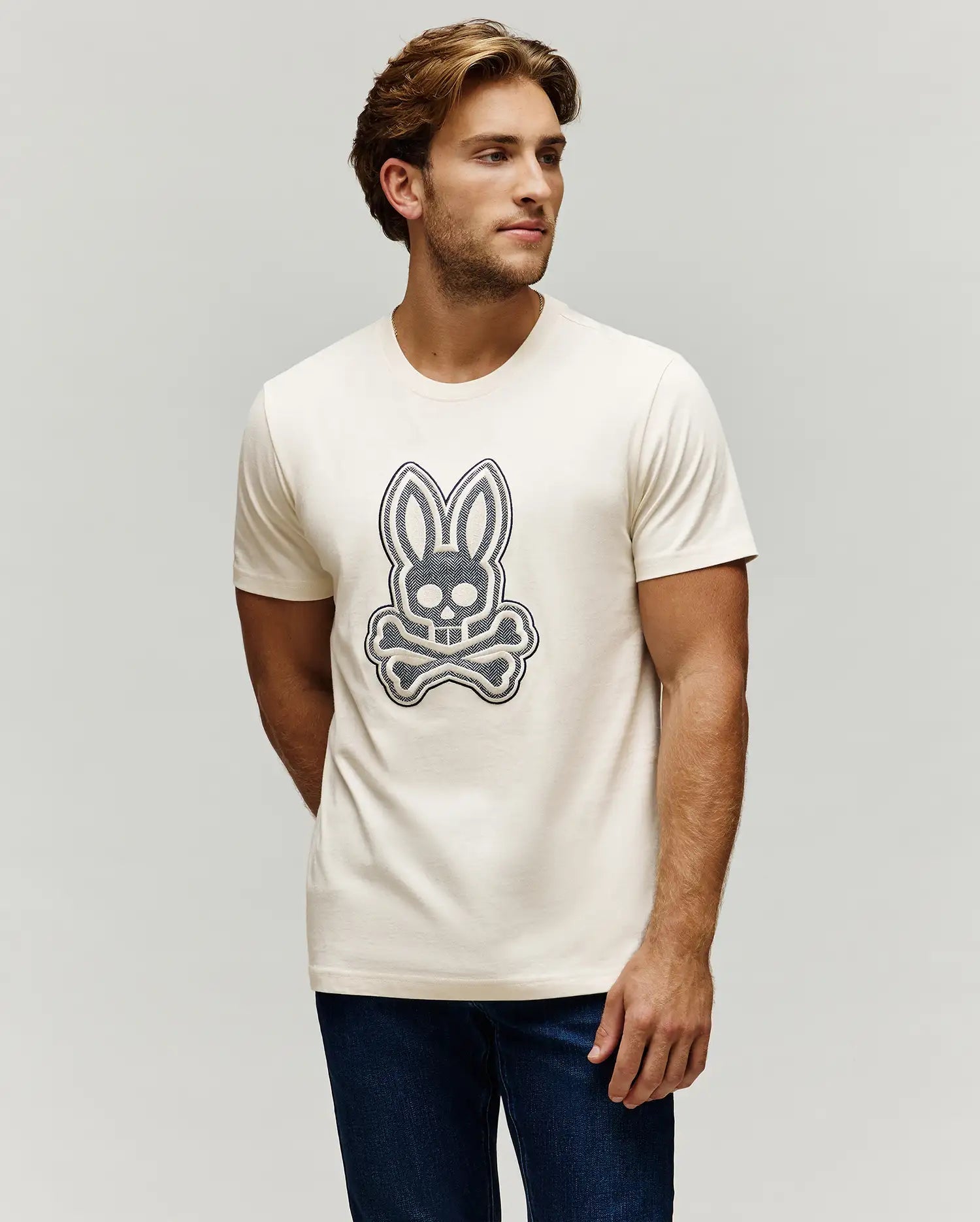 Men's Psycho Bunny Marlo Graphic Tee Pristine