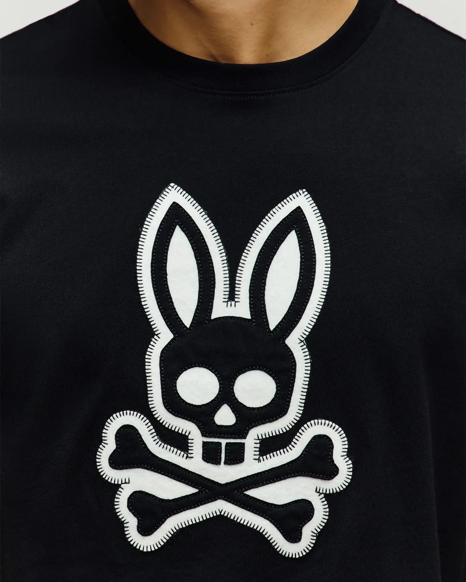 Men's Psycho Bunny Gage Graphic Tee Black