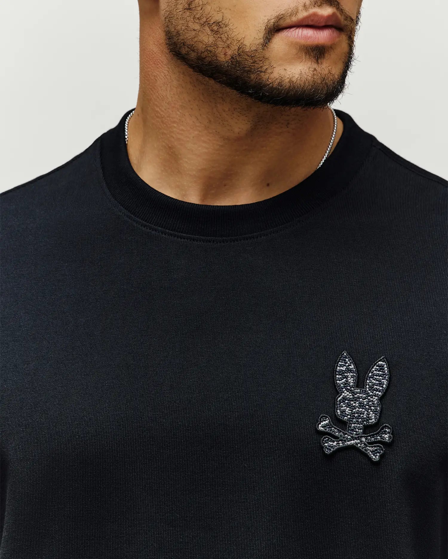 Men's Psycho Bunny Gabin Oversized Fit Tee Black | Chicago City Sports