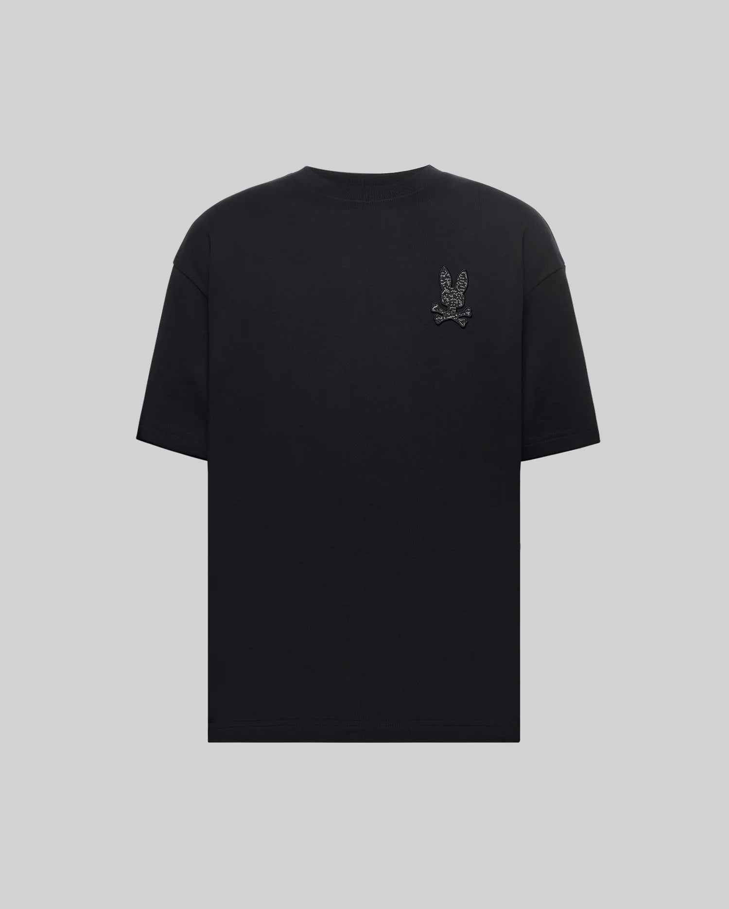 Men's Psycho Bunny Gabin Oversized Fit Tee Black | Chicago City Sports