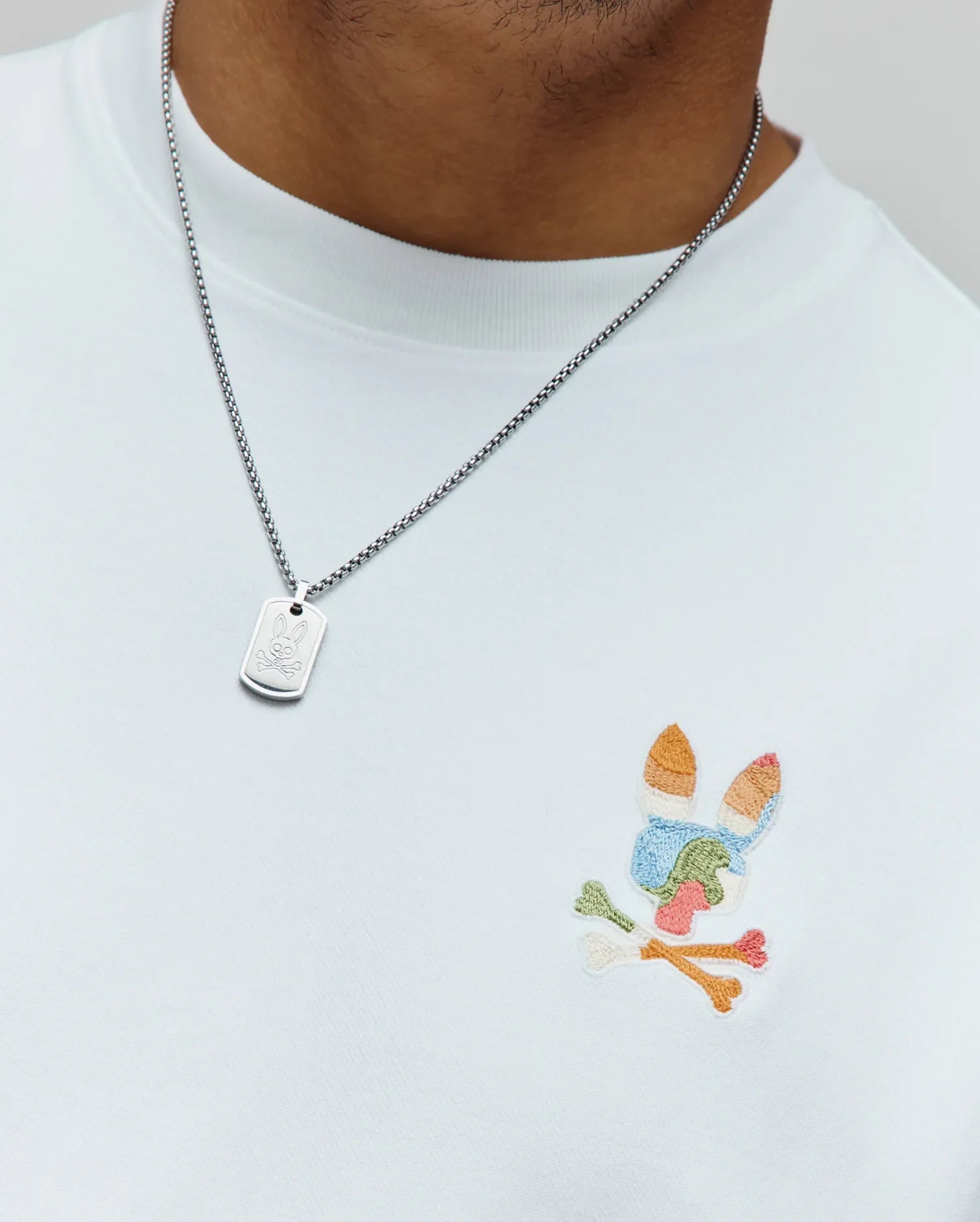 Men's Psycho Bunny Ara Oversized Tee White