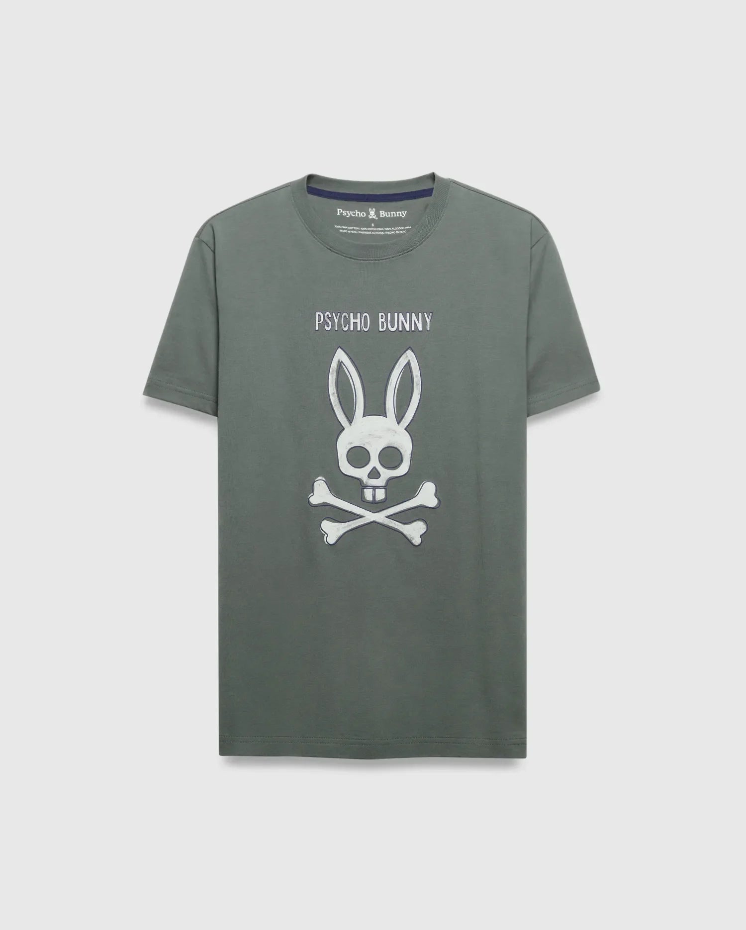 Men's Psycho Bunny Adler Graphic Tee Mulled Basil