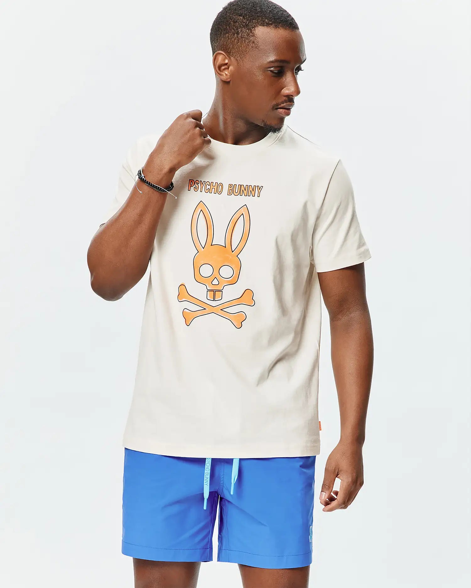 Men's Psycho Bunny Adler Graphic Tee Pristine