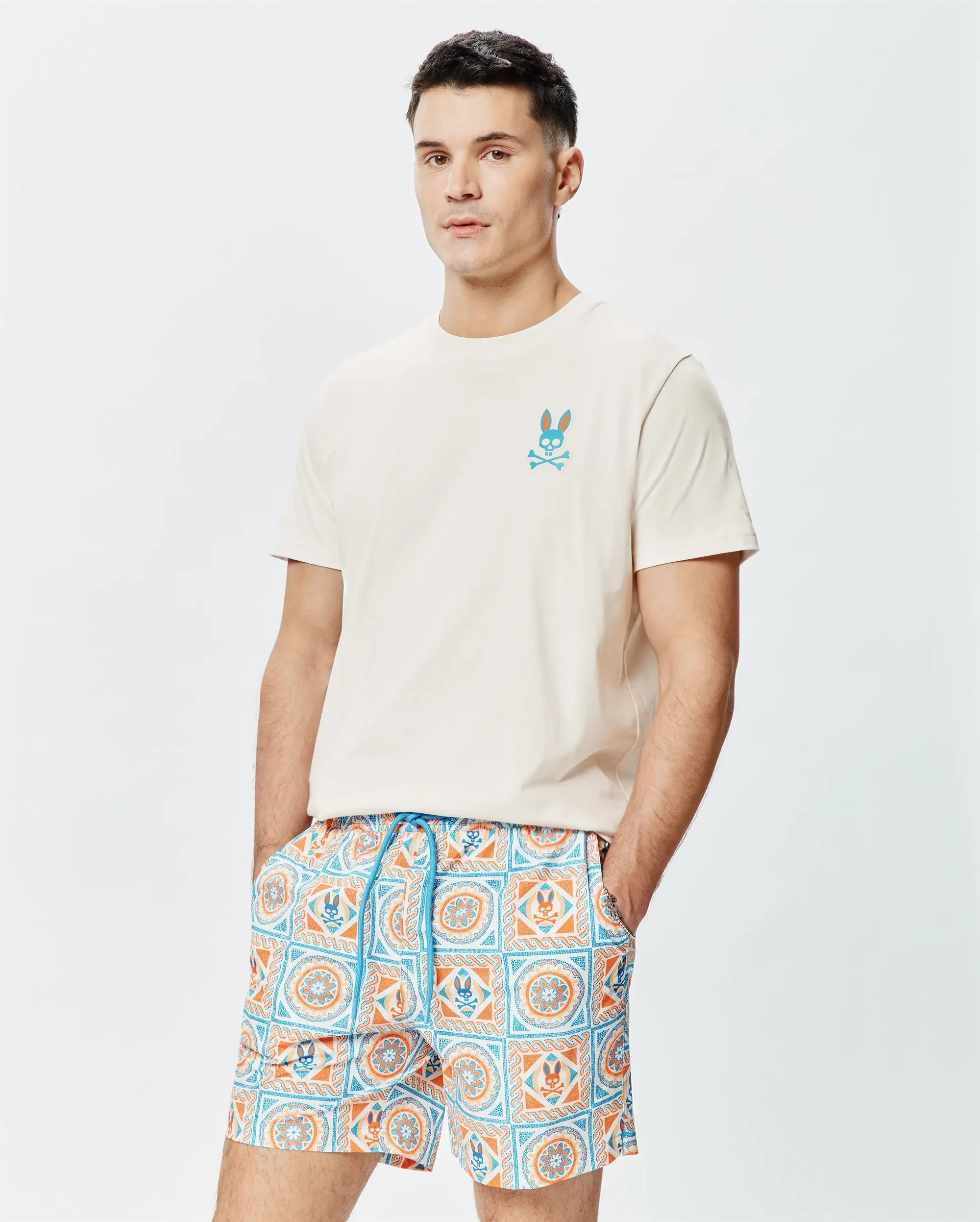 Men's Psycho Bunny Frank Back Graphic Tee Pristine