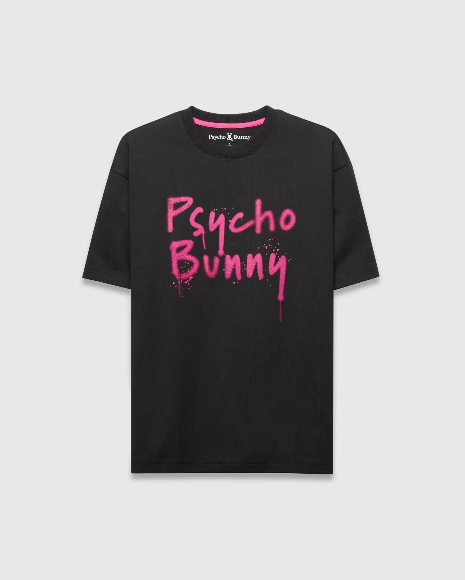 Men's Psycho Bunny Duncan Oversized Tee Black